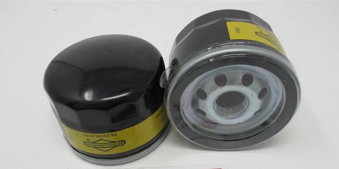 2 Packs Genuine Briggs & Stratton 842921 Lawnmower Oil Filter Vanguard