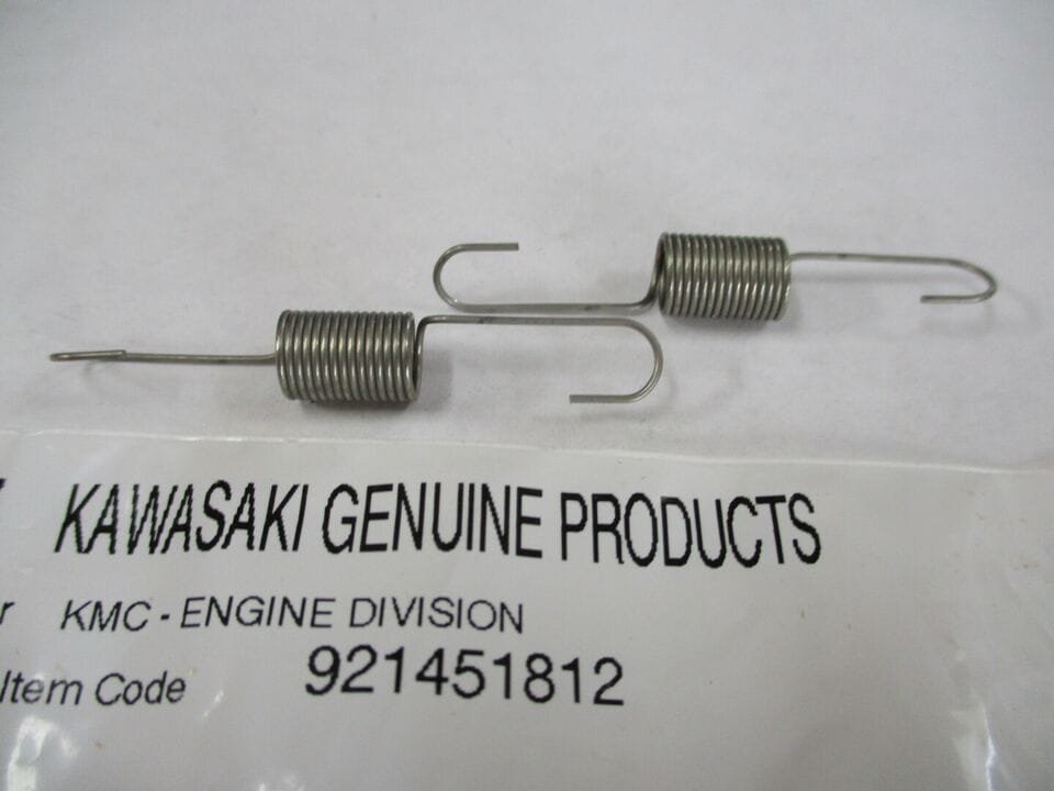 2 Genuine Kawasaki 92145-1812 Carburetor Choke Spring for FR651S FR691V FR730V - Image 2