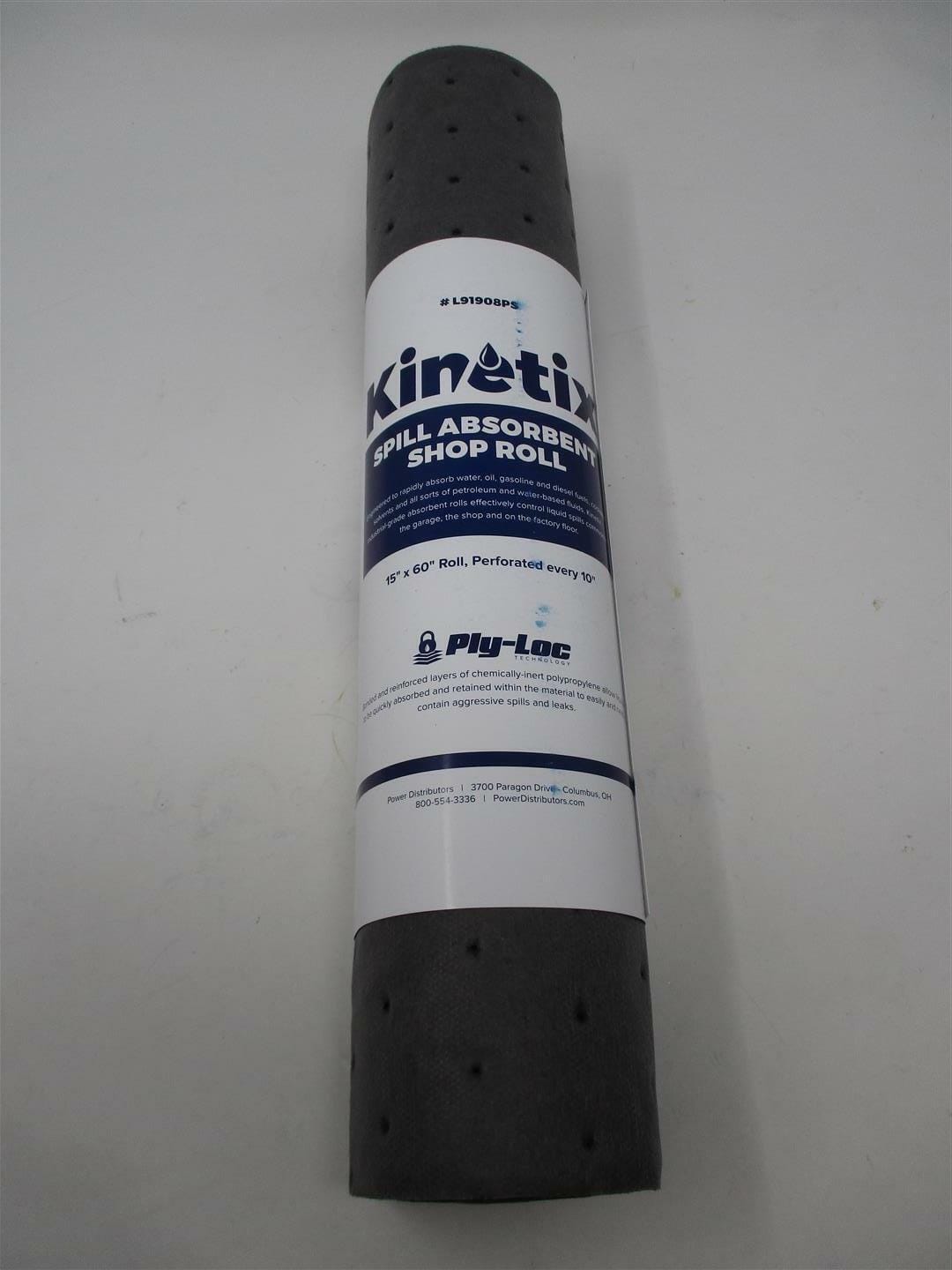 Kinetix L91908PS 15" x 60" Spill Absorbent Shop Mats, Pads, Oil, Fuel