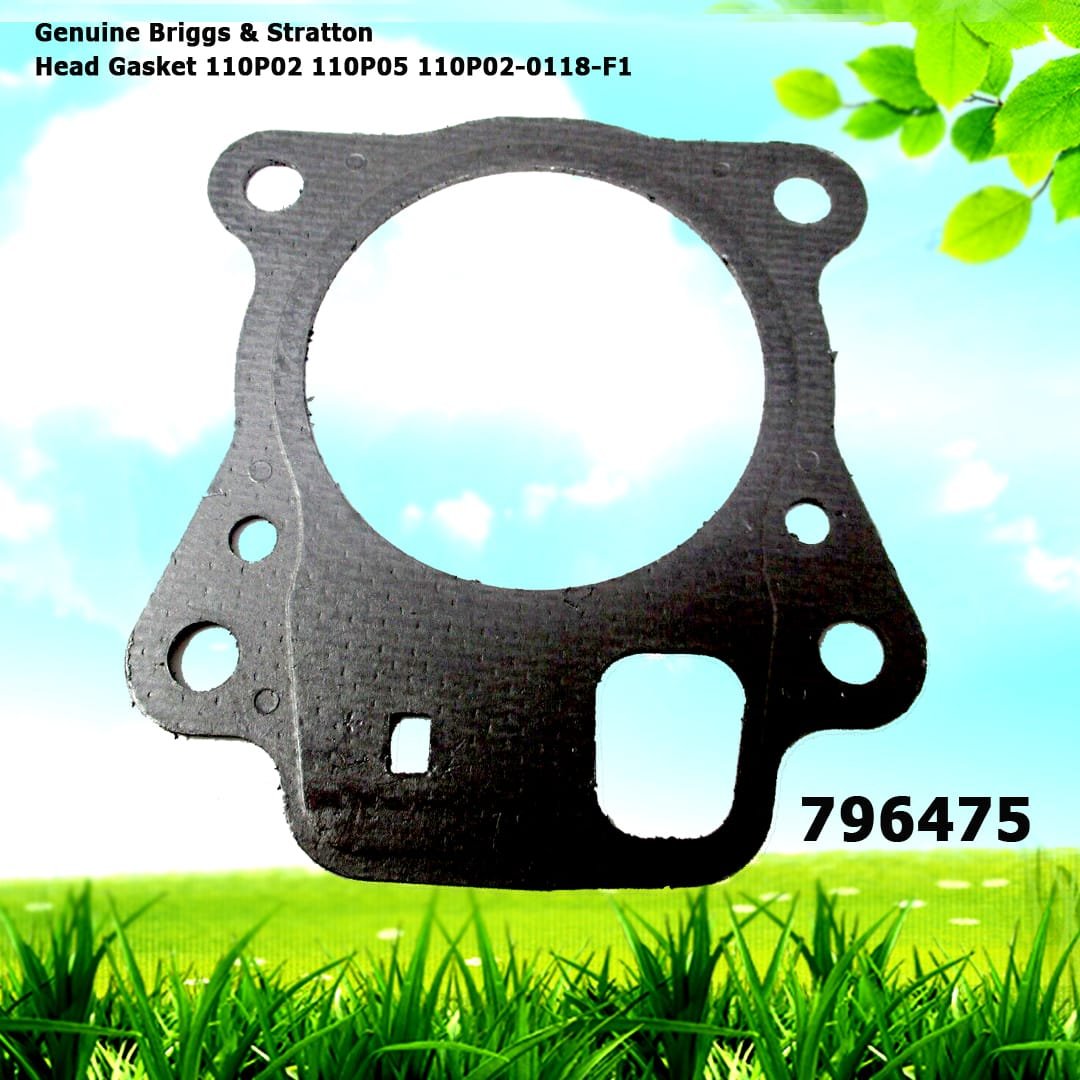 Genuine Briggs & Stratton 796475 Head Gasket 110P02 110P05 110P02-0118-F1