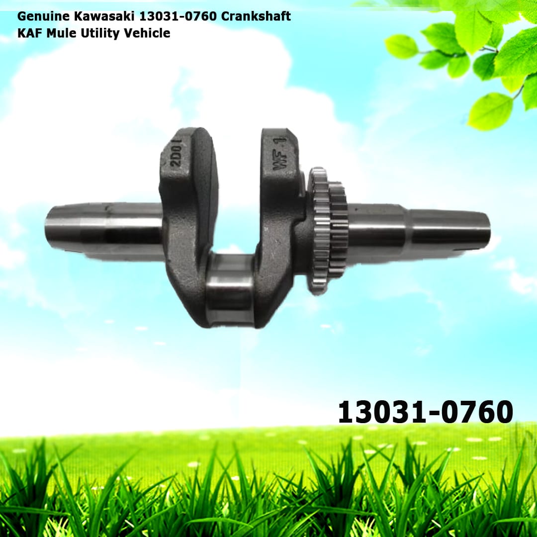 Genuine Kawasaki 13031-0760 Crankshaft KAF Mule Utility Vehicle