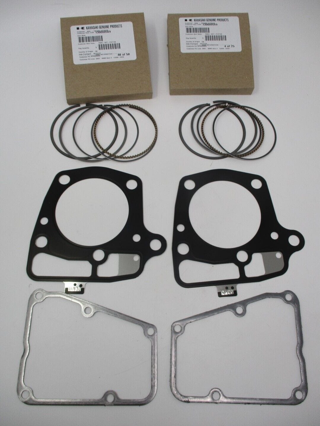 2 set Genuine Kawasaki Rings 13008-0569 Head Gasket 11004-0762 Rocker 11061-1285
