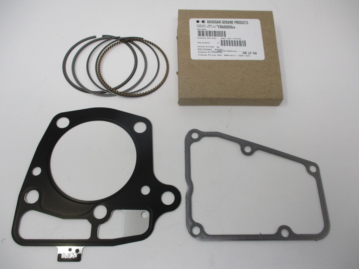 Genuine Kawasaki Rings 13008-0569 Head Gasket 11004-0762 Rocker Cover 11061-1285 - Image 4