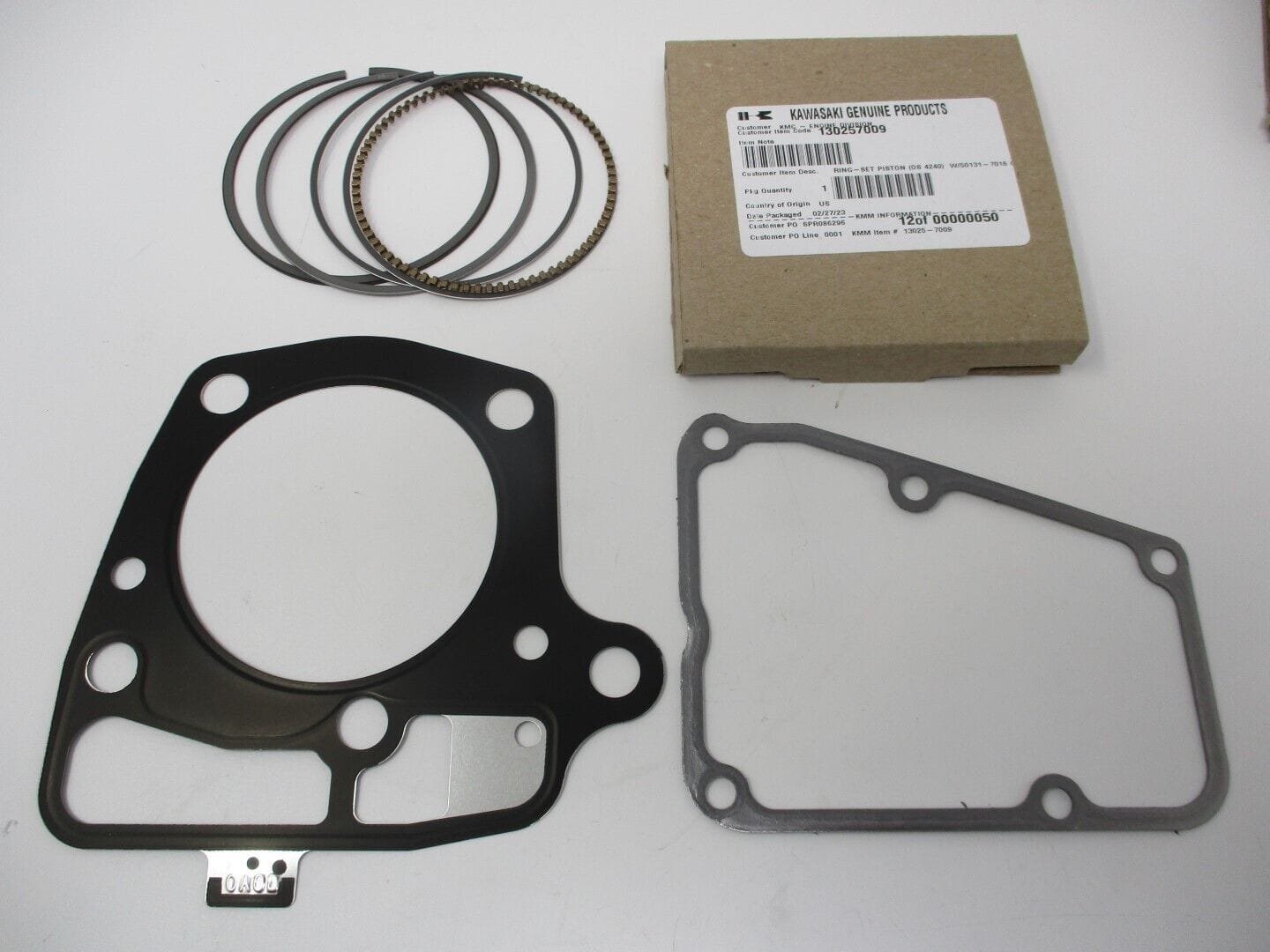 Genuine Kawasaki Rings 13025-7009 OS Head & Rocker Gasket 11004-0762 11061-1285 - Image 2