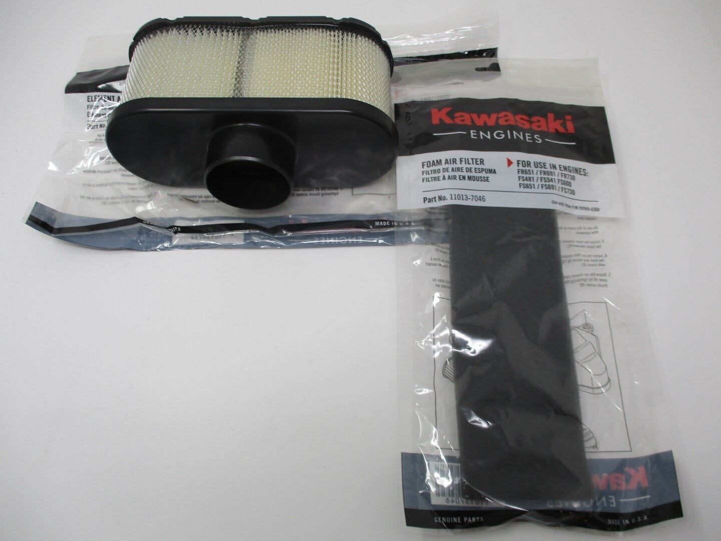 Genuine Kawasaki 11011-0820 11013-0752 Air Cover & Filter FR651V FR691V FR730V - Image 3
