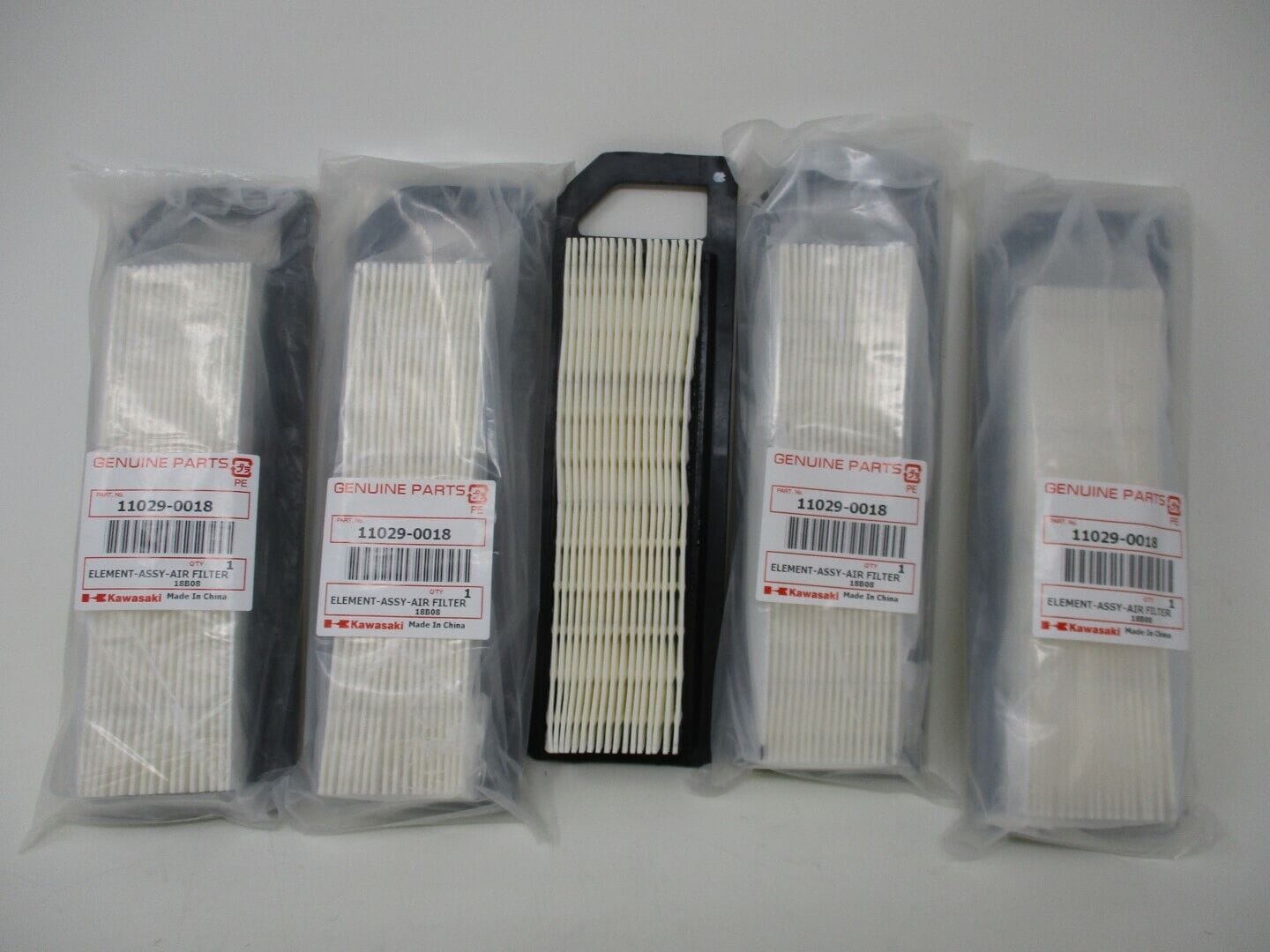 5 Genuine Kawasaki 11029-0018 Air Filter 11029-7016,Toro 108-2604 TimeMaster