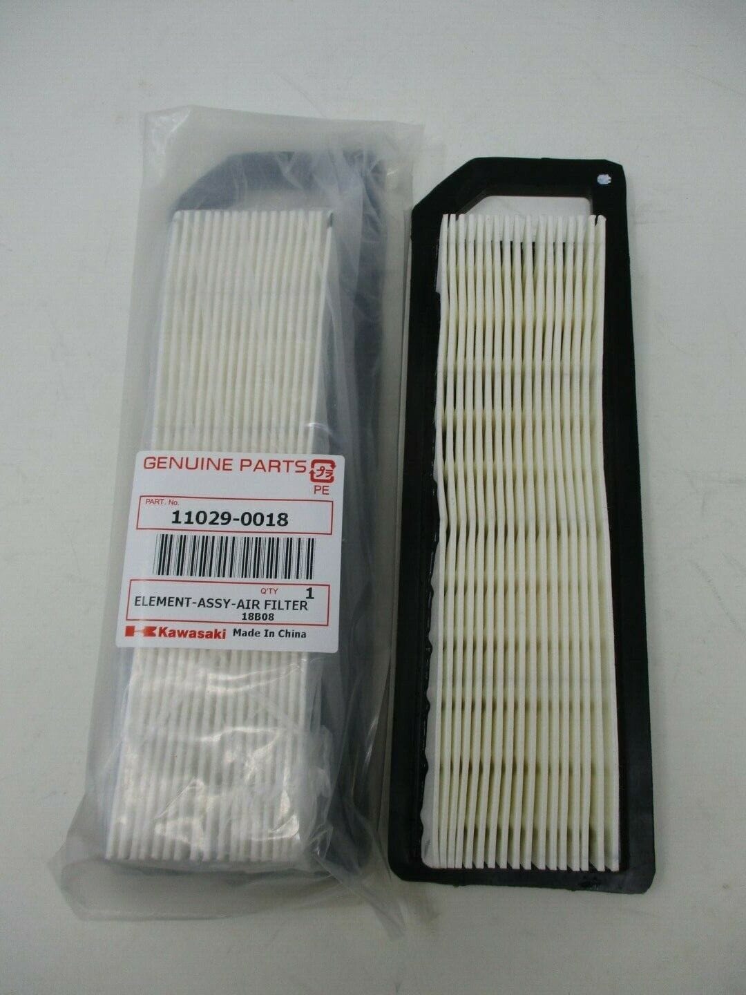 2 Genuine Kawasaki 11029-0018 Air Filter 11029-7016 Toro 108-2604 FJ180V TimeMaster - Image 3