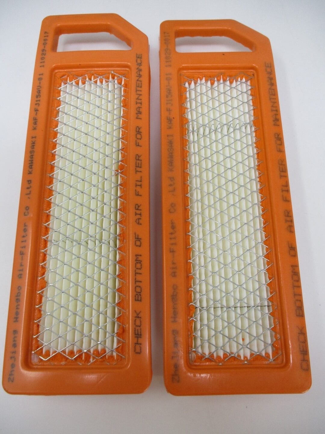 2 Genuine Kawasaki 11029-0017 Air Filter 11029-7010