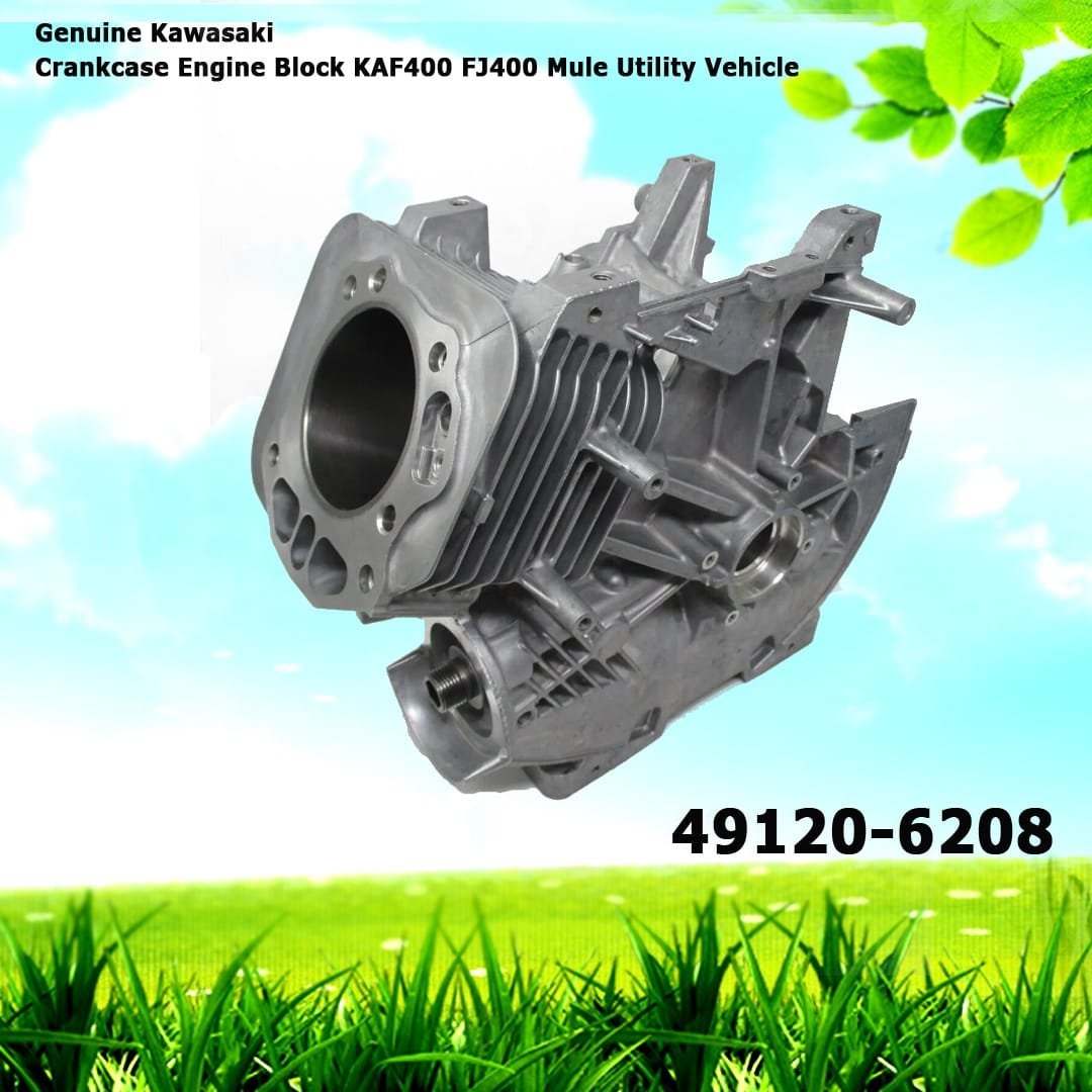 Genuine Kawasaki 49120-6208 Crankcase Engine Block KAF400 FJ400 Mule Utility Vehicle