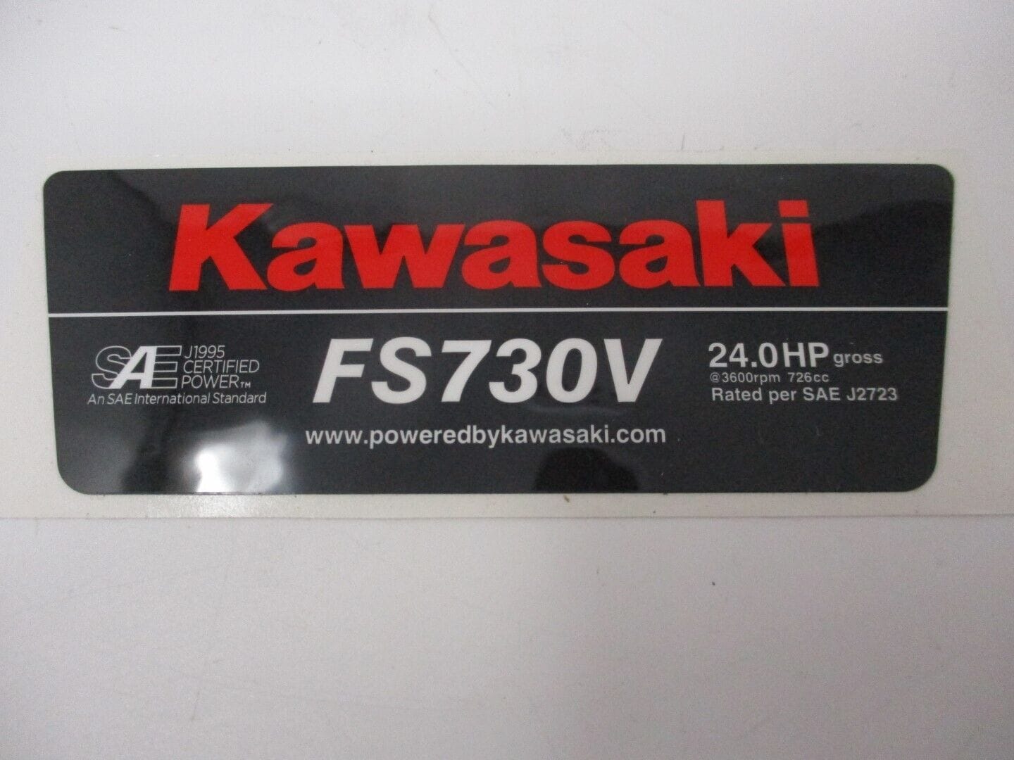 Genuine Kawasaki FS730V 56080-1056 24.0 HP Engine Decal - Image 3