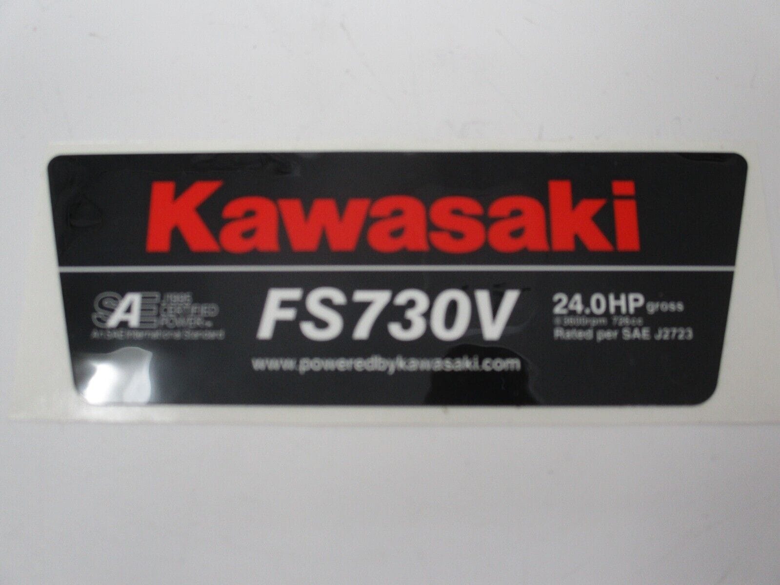 Genuine Kawasaki FS730V 56080-1056 24.0 HP Engine Decal - Image 4