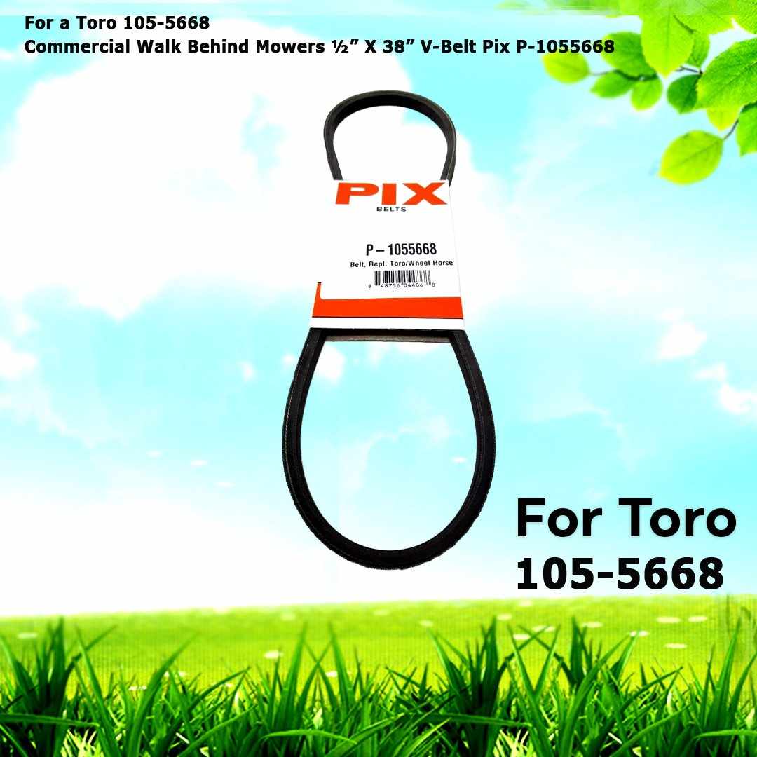 For Toro 105-5668 Commercial Walk Behind Mowers V-Belt