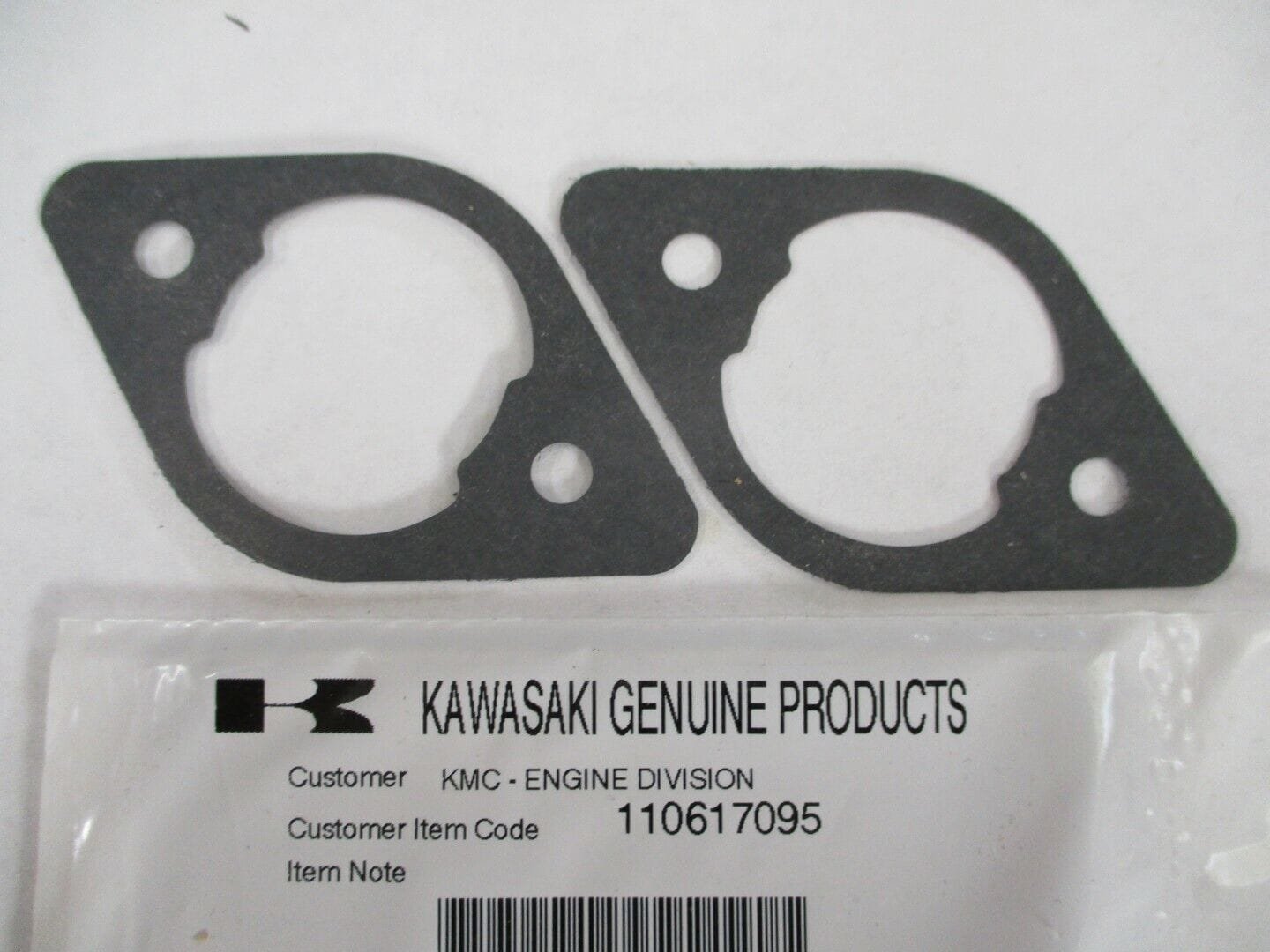 2 Genuine Kawasaki 11061-7095 Air Cleaner Gasket FR541V, FR600V, FS481V - Image 3