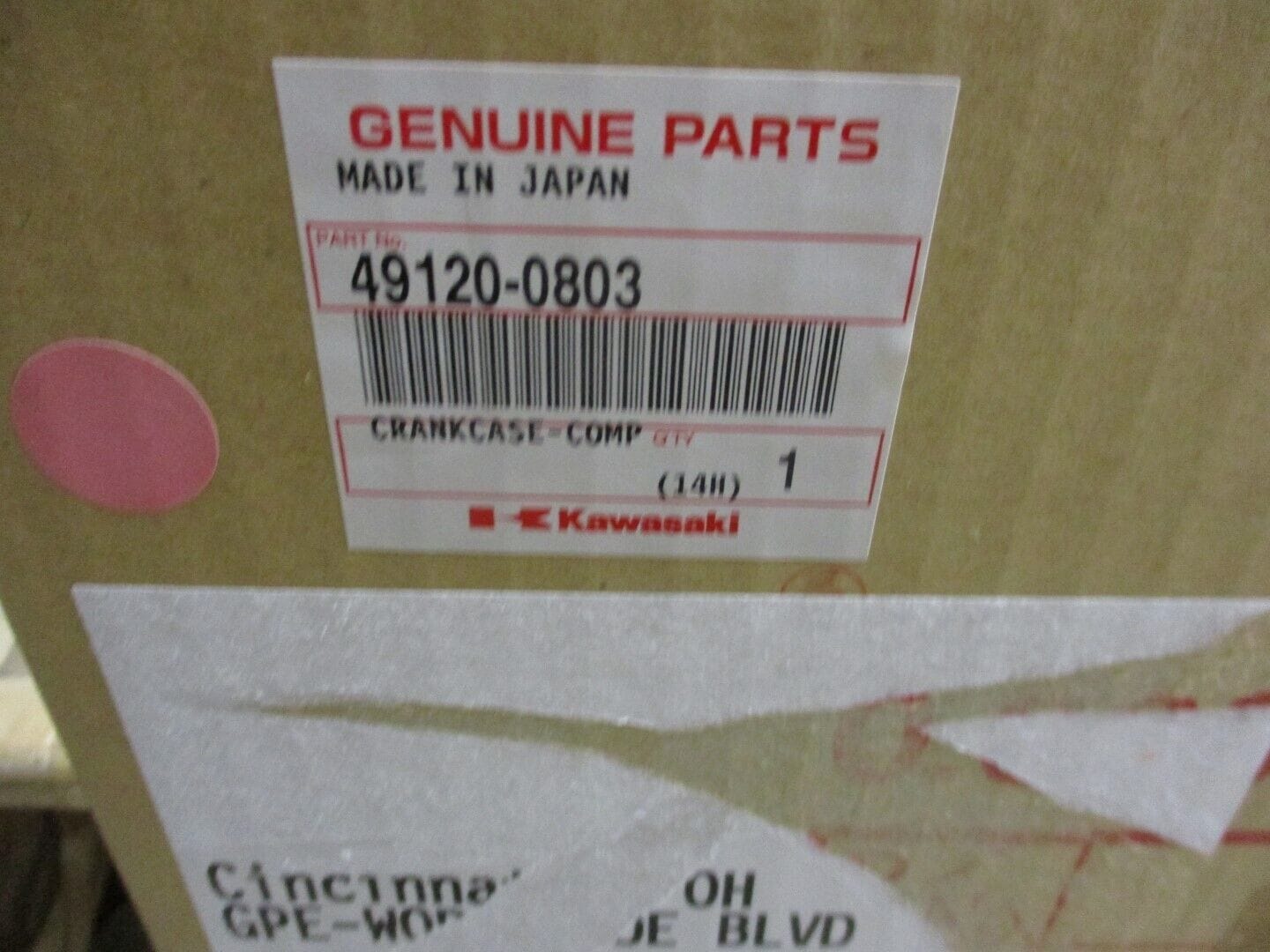 Genuine Kawasaki 49120-0803 Crankcase Engine Block 49120-2303 FE400D EZGO - Image 5