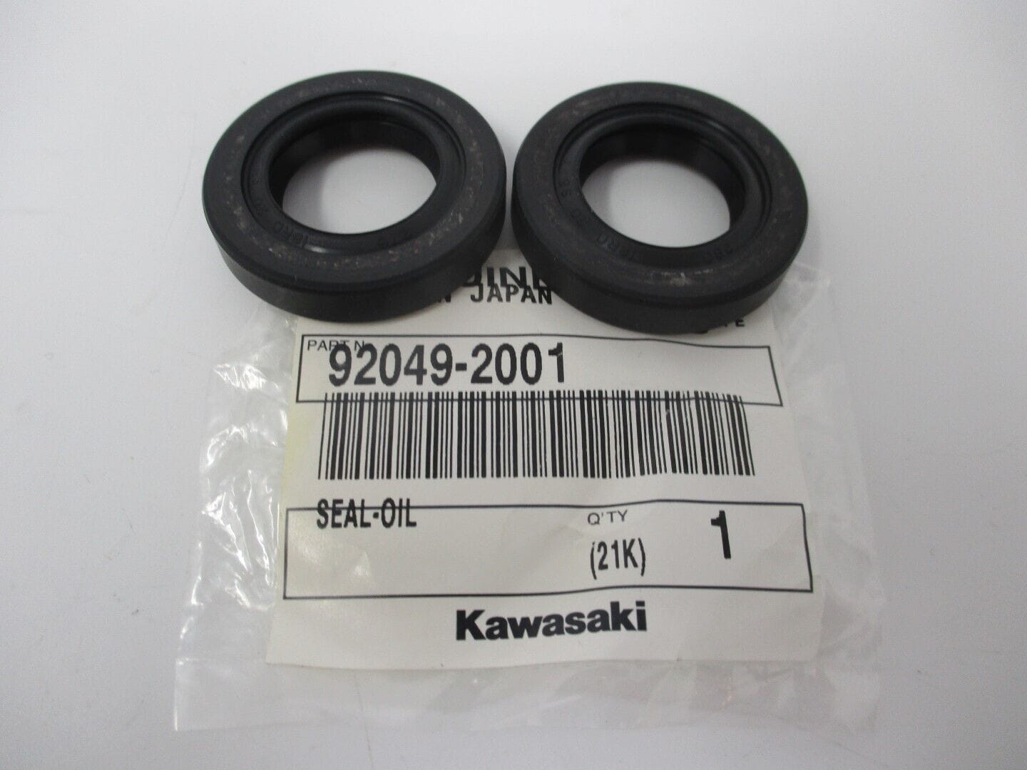 2 Genuine Kawasaki 92049-2001 Crankcase Oil Seals FE120D FG150D FG150G FE150R - Image 3