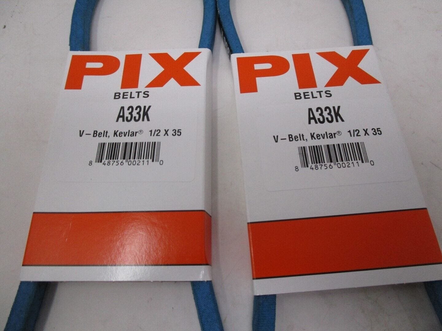2 For Industrial Lawnmower V-Belt ½” X 35" in Pix A33K - Image 2