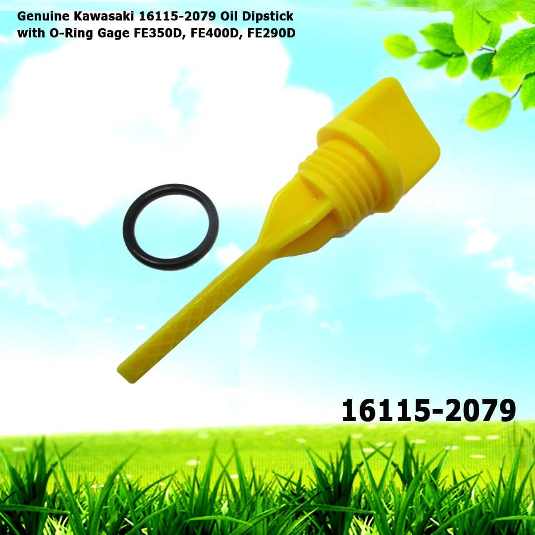 Genuine Kawasaki 16115-2079 Oil Dipstick with O-Ring Gauge FE350D FE400D FE290D