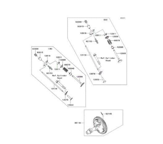Genuine Kawasaki 16041-7020 Carburetor Shaft for FJ180V 15004-0962, 15003-7132, - Image 4