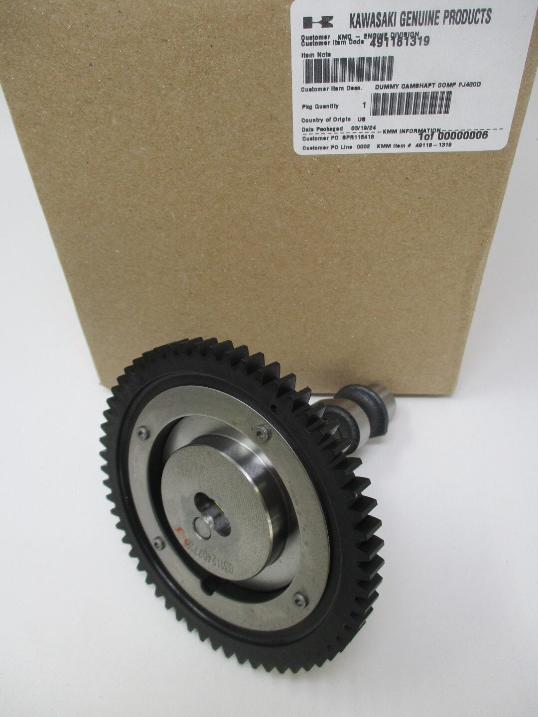 Genuine Kawasaki 49118-0873 Camshaft 49118-0762 KAF400 Mule - Image 5
