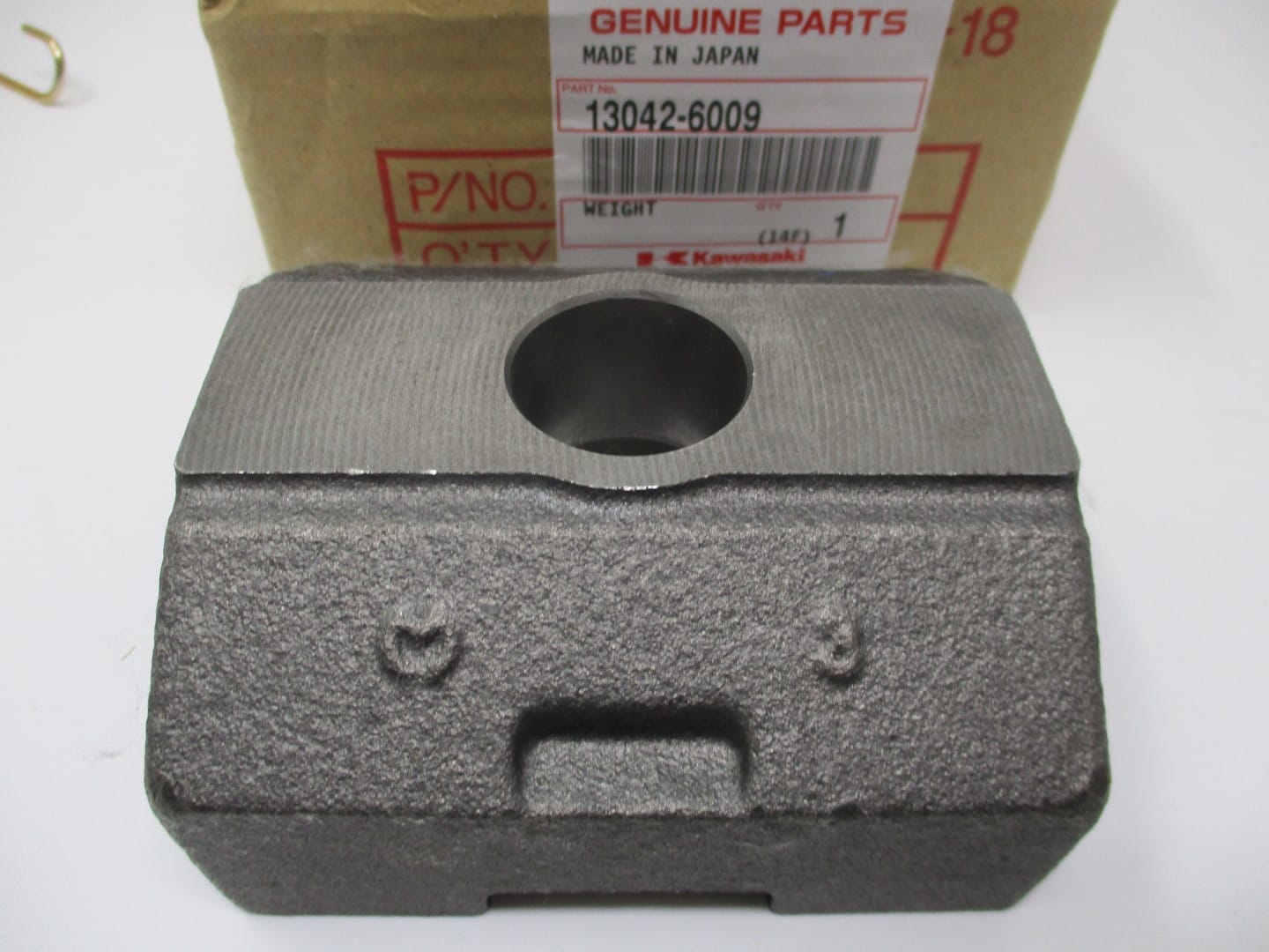 Genuine Kawasaki 13042-6009 Crankshaft Balancer Weight FE290D FE290 - Image 3