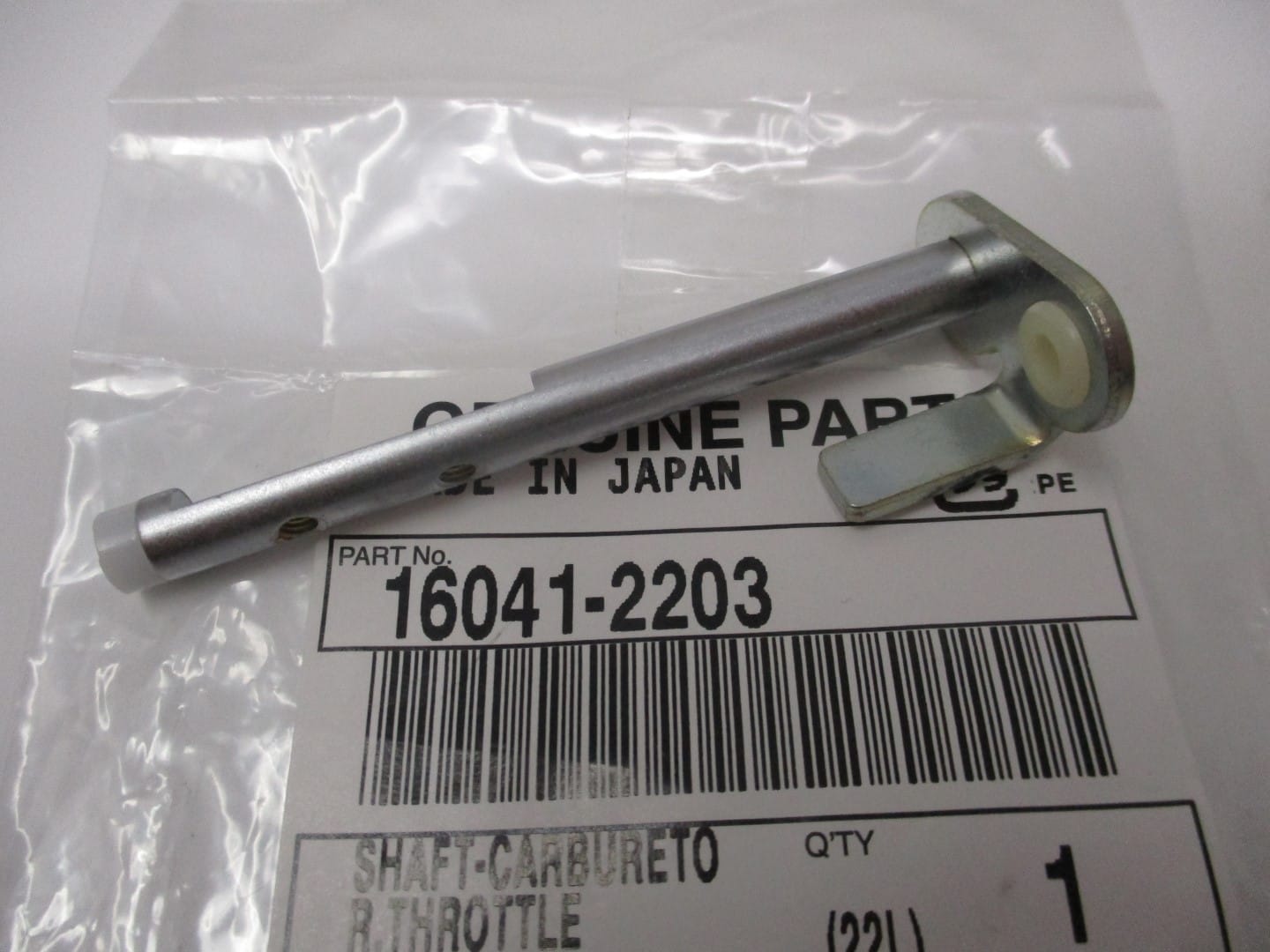Genuine Kawasaki 16041-2203 Carburetor Throttle Shaft. - Image 4
