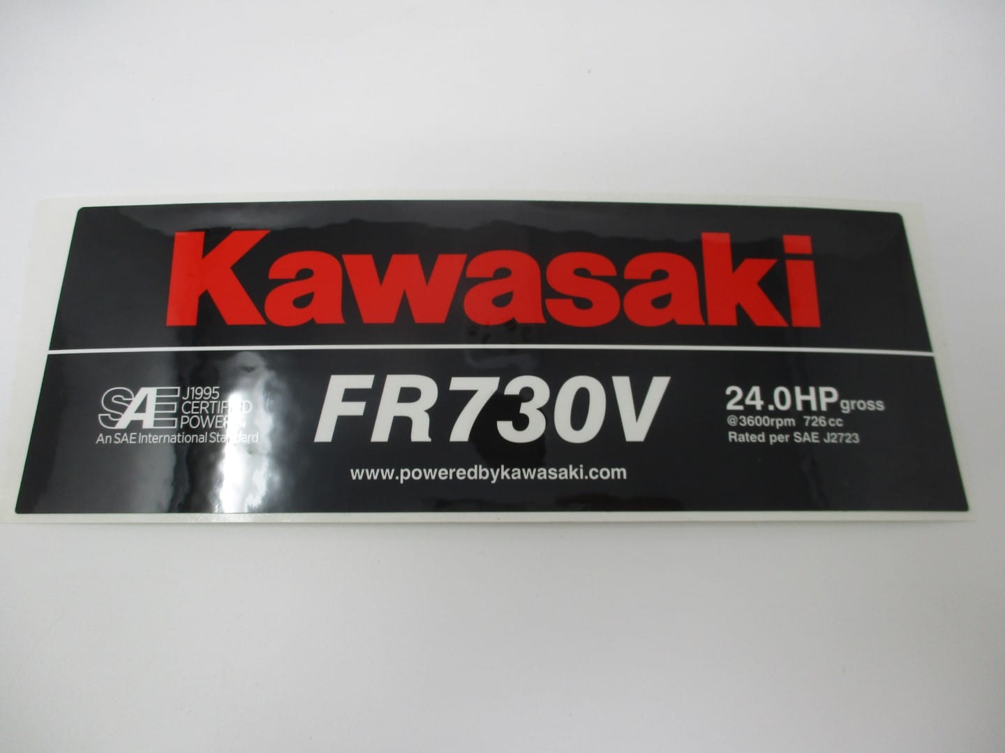 Genuine Kawasaki 56080-0916 Decal FR730V 24.0HP FR730V-GS05 & FR730V-HS05 - Image 2