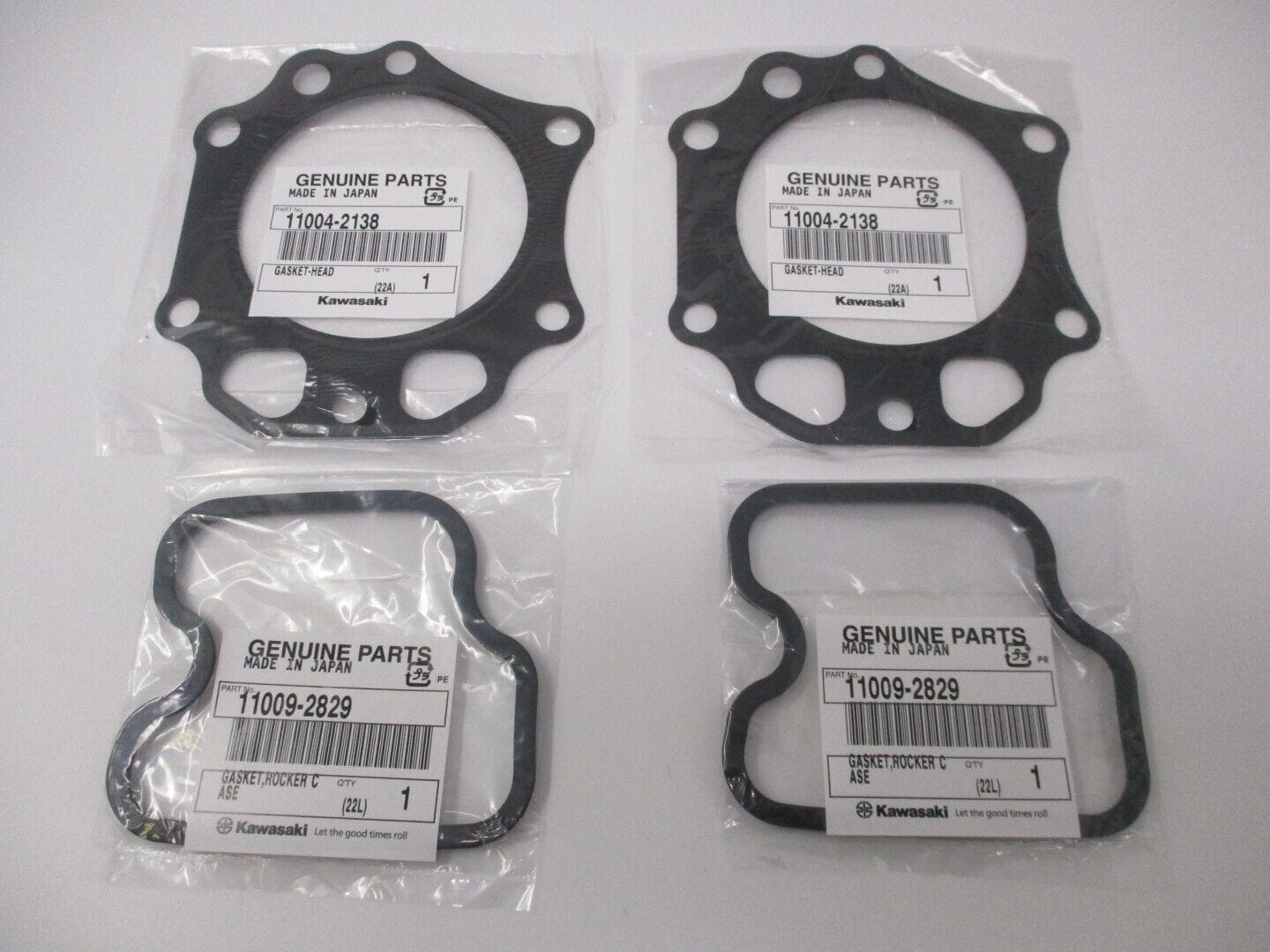 2 each Genuine Kawasaki 11004-2138 Head & Rocker Cover 11009-2829 11004-2105 FE290D - Image 3