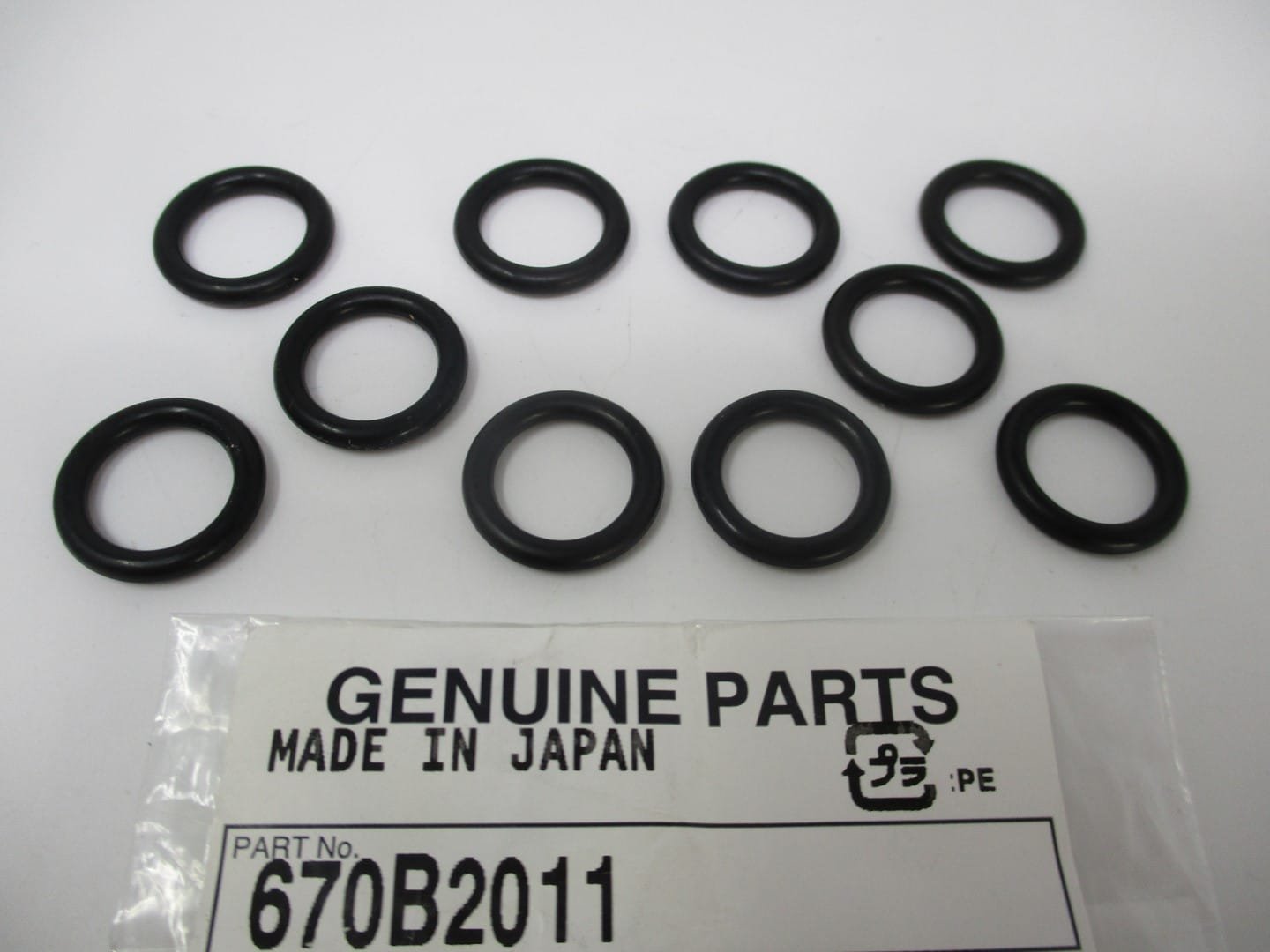 10 Genuine Kawasaki 670B2011 Lubrication 11MM O-Ring  FD590V FD611V FD620V - Image 3