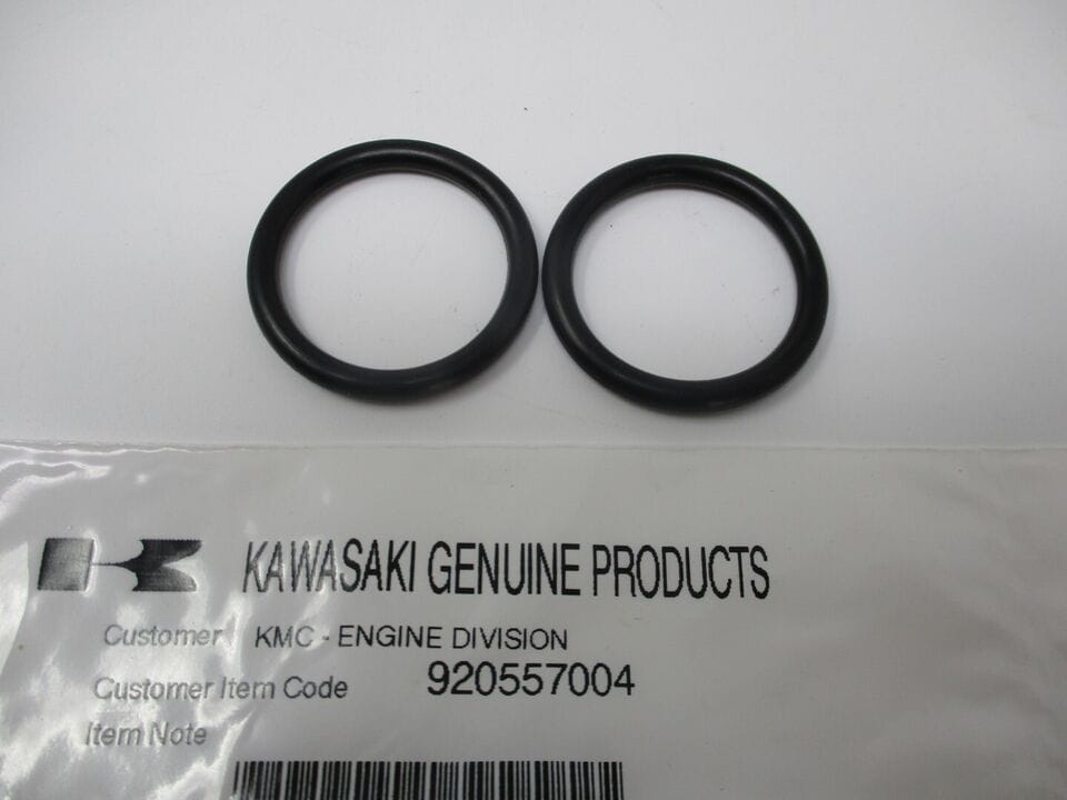 2 Genuine Kawasaki 92055-7004 O-Ring for 16115-7001 Oil Fill Filler FD750D FD851 - Image 3