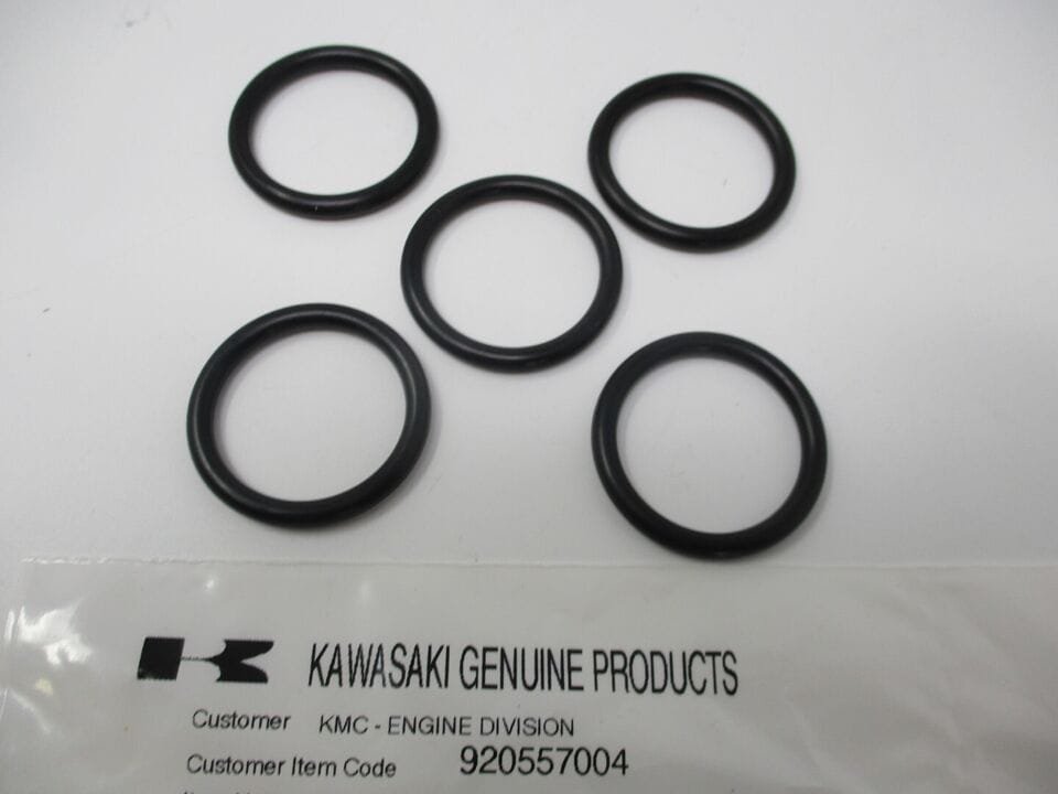5 Genuine Kawasaki 92055-7004 O-Ring for 16115-7001 Oil Fill Filler FD750D FD851 - Image 2