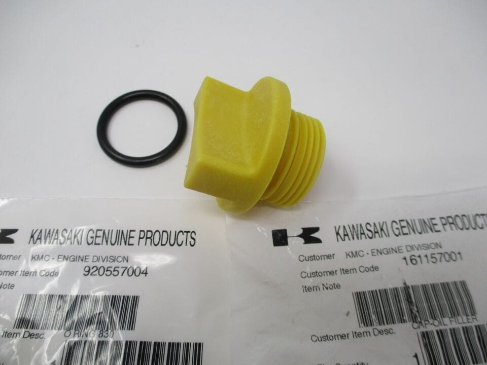 5 Genuine Kawasaki 92055-7004 O-Ring for 16115-7001 Oil Fill Filler FD750D FD851 - Image 4