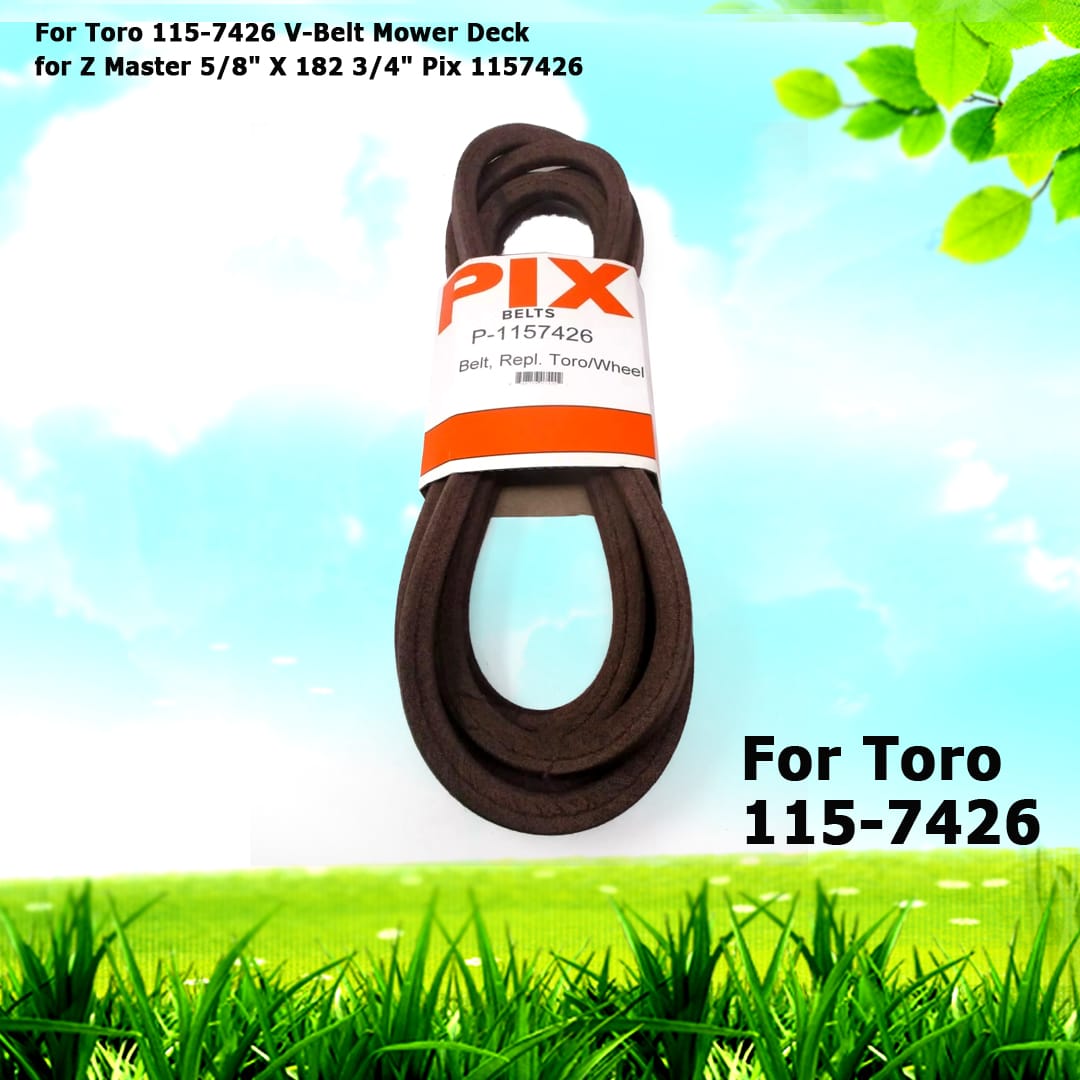 For Toro 115-7426 Mower Deck V-Belt for Z Master in Pix P-1157426