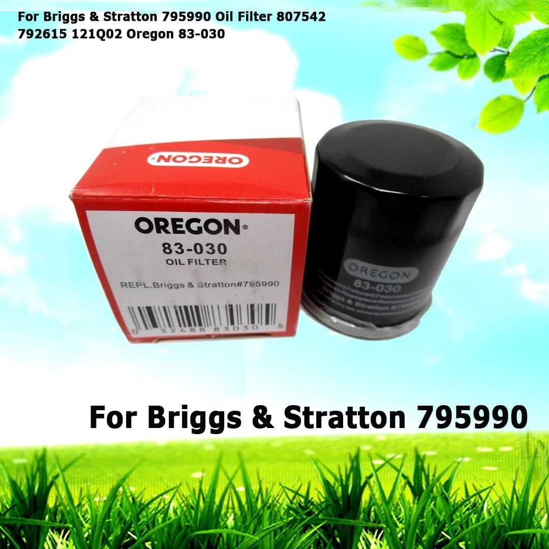 For Briggs & Stratton 795990 Oil Filter 807542 792615 121Q02 Oregon 83-030