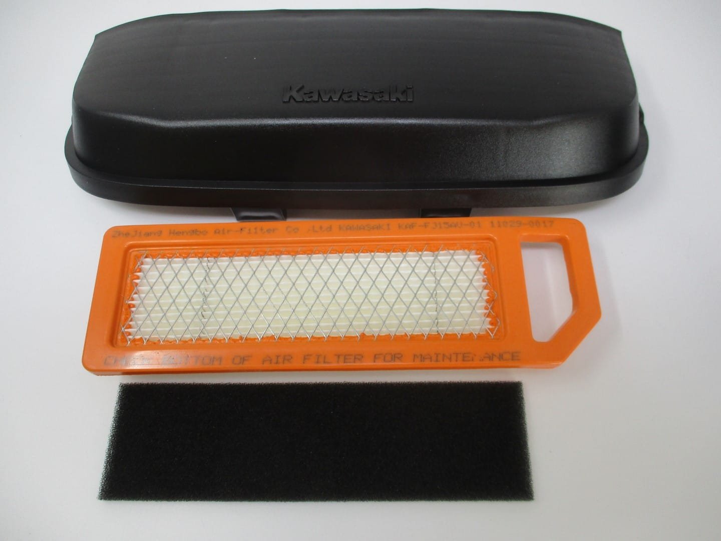 Genuine Kawasaki 11011-7025 Air & Pre-Air Filter Cover 11029-0017 for FJ180V