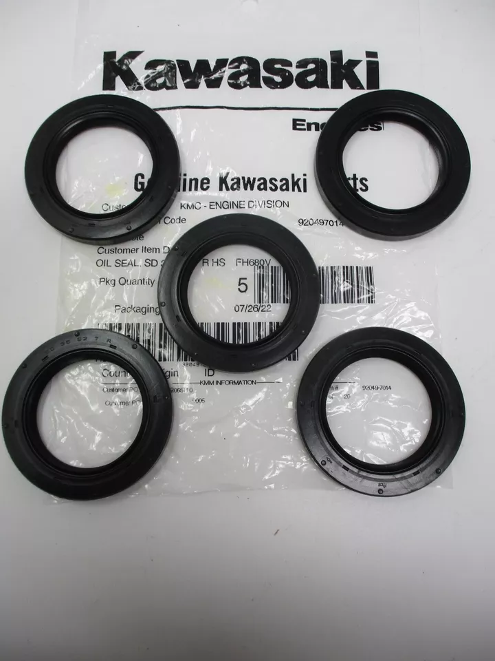 5 Genuine Kawasaki 92049-7014 Crankcase Oil Seal FH610V FH641V FH680V FH721V - Image 3