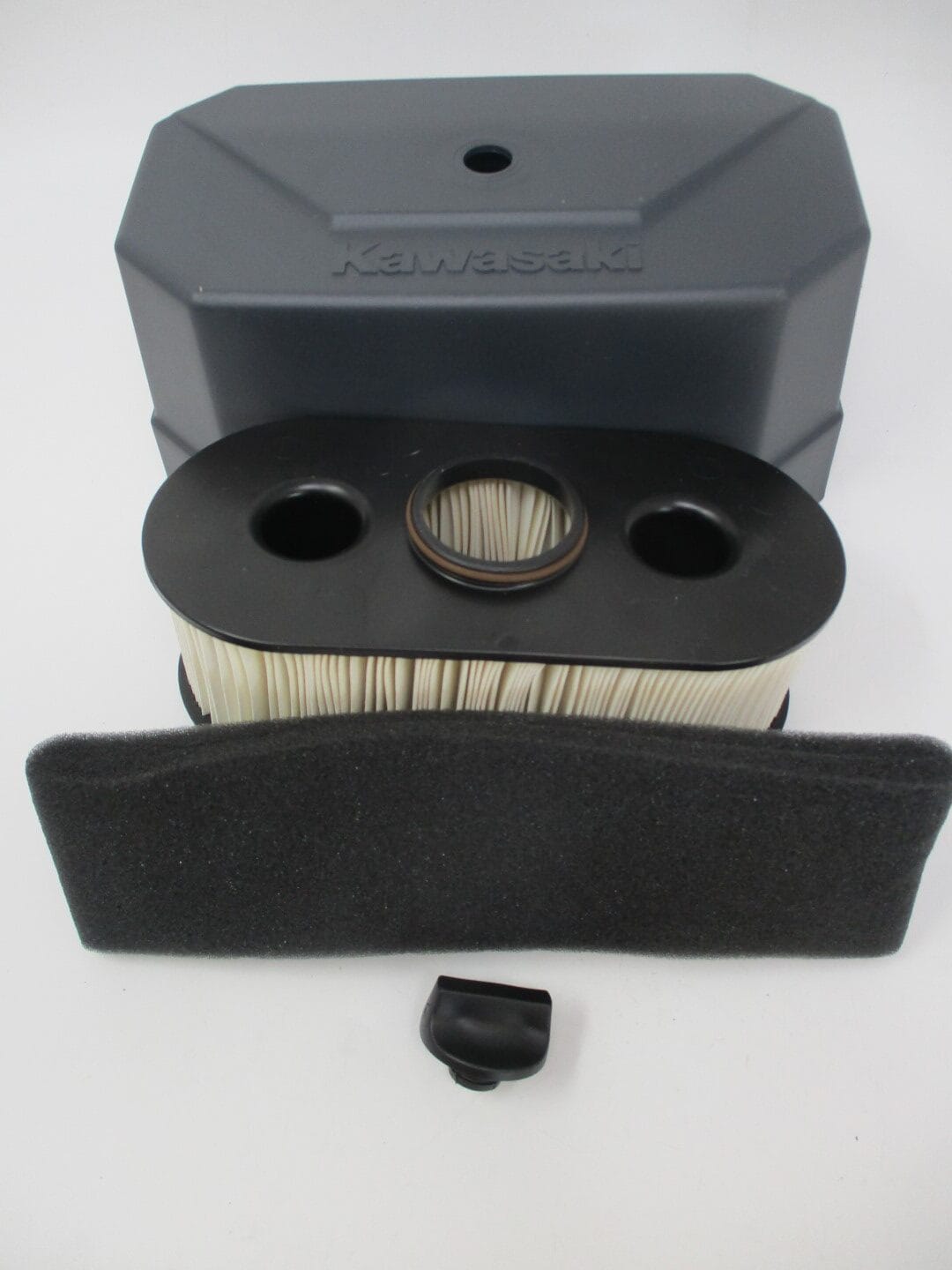 Genuine Kawasaki 11011-7046 Air Filters & Cover with Nut 92210-7019 FH541V FH580V - Image 2