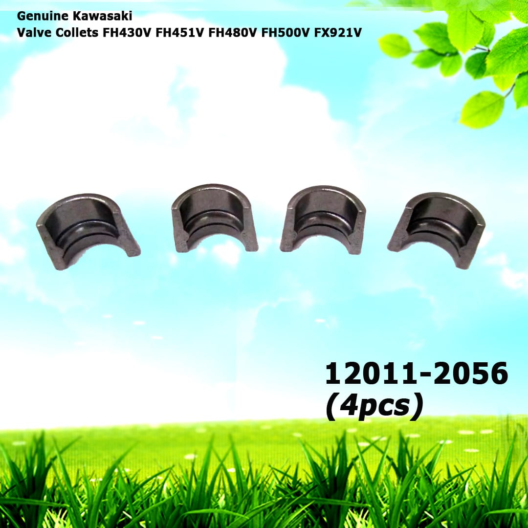 4 Genuine Kawasaki 12011-2056 Valve Collets FH430V FH451V FH480V FH500V FX921V