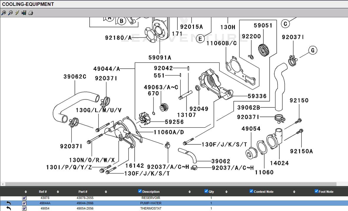 Genuine Kawasaki 49044-2066 Water Pump for FD590V FD611V FD620D FD661D - Image 6