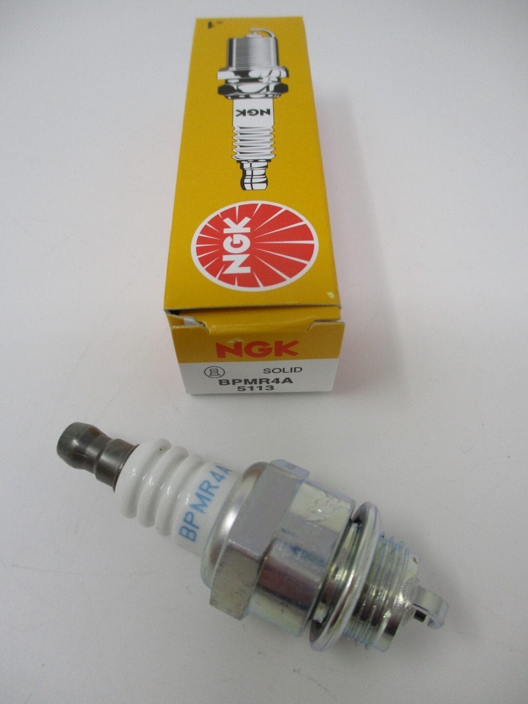 Genuine NGK 5113 BPMR4A Spark Plug Solid Lawnmower