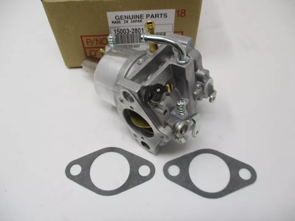 Genuine Kawasaki 15003-2801 Mikuni Carburetor with 2 11060-2339 Gaskets for some John Deere AM131756 - Image 3