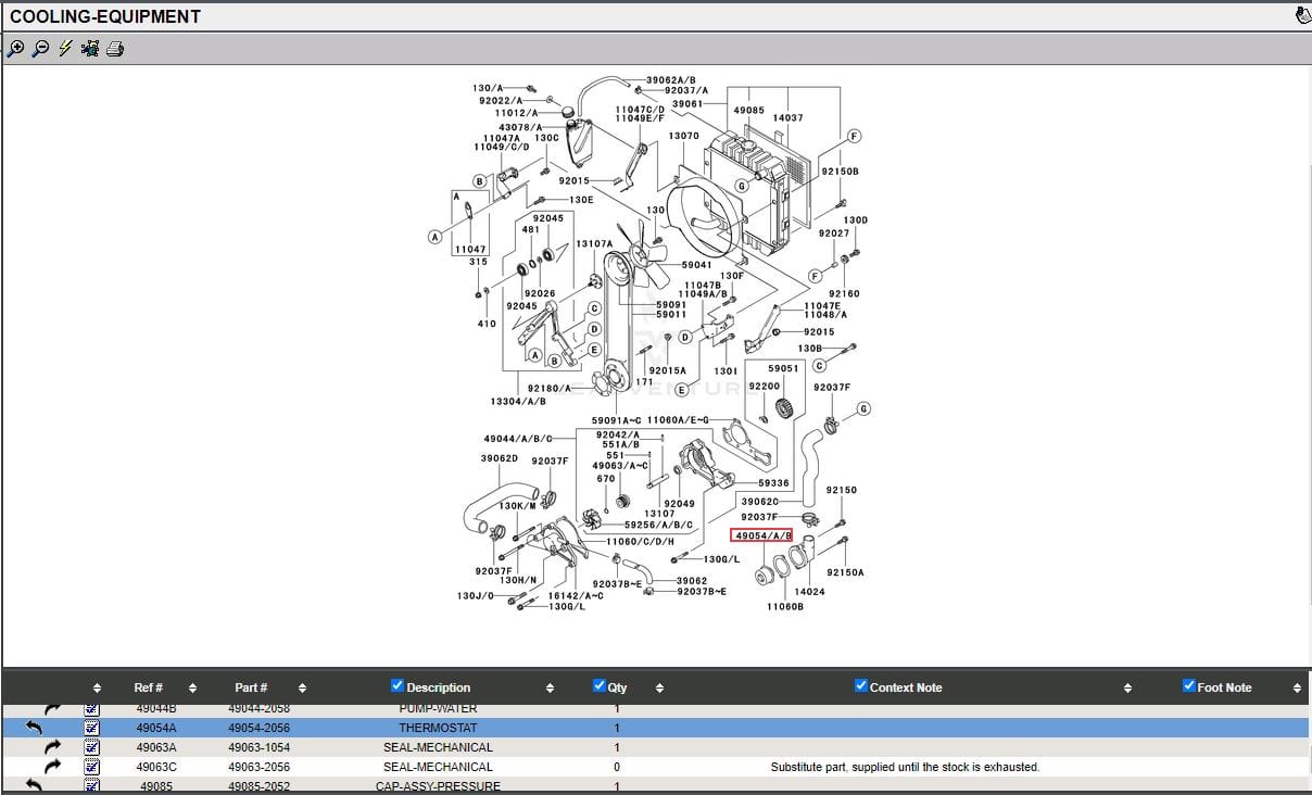 Genuine Kawasaki 49054-2056 Thermostat FD501D FD620D FD661D 49054 2053 - Image 6