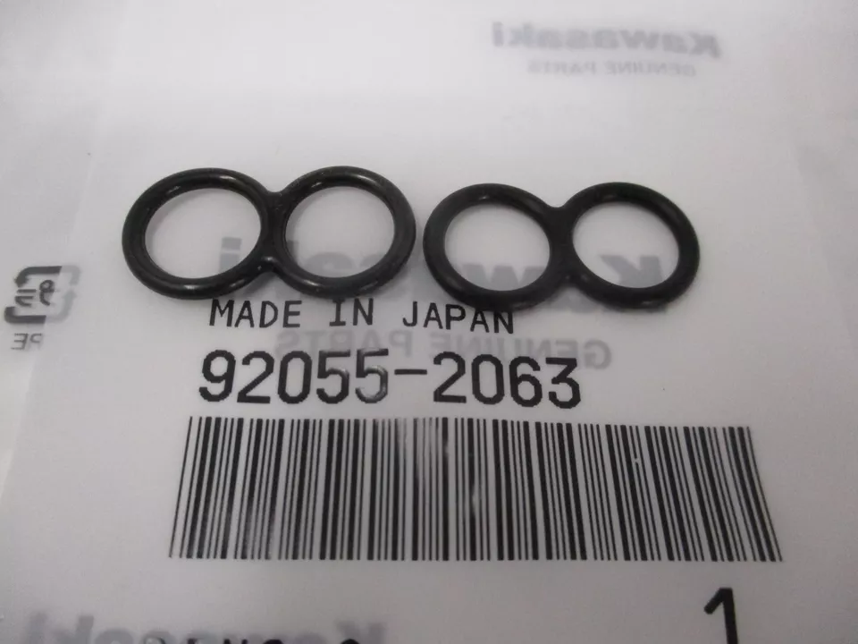 2 Genuine Kawasaki 92055-2063 O-Rings Oil Cooler Lubrication FE290D FE350D FE400 - Image 3