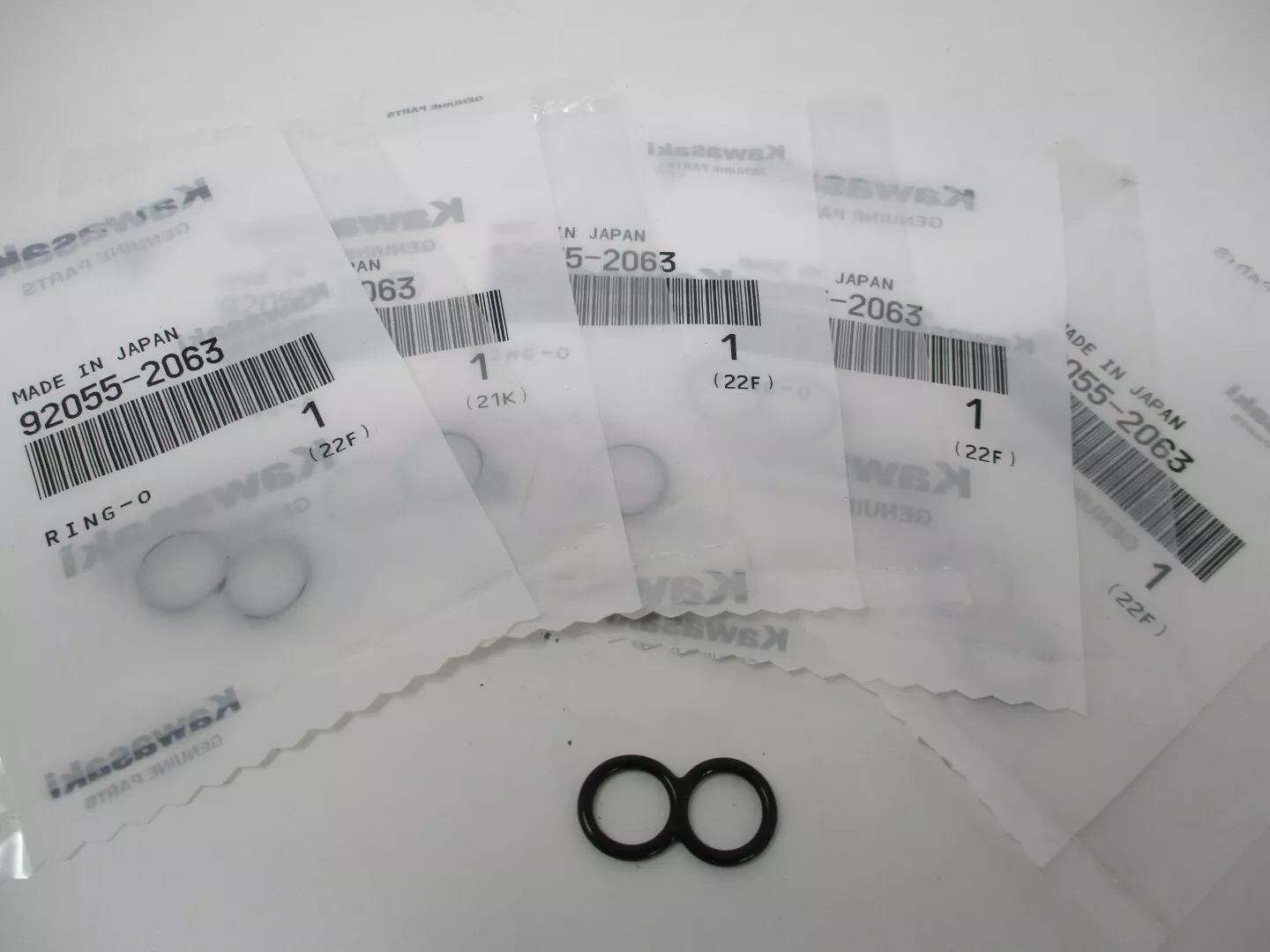 5 Genuine Kawasaki 92055-2063 O-Rings Oil Cooler Lubrication FE290D FE350D FE400