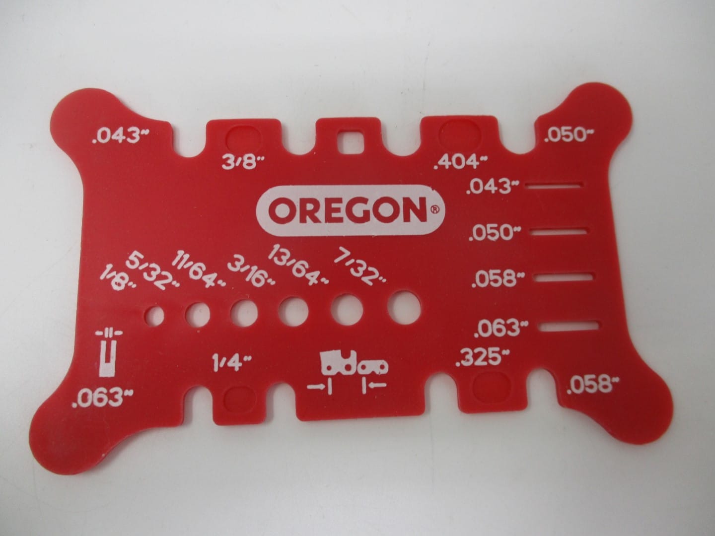 Oregon 556418 Gauge Chainsaw Chain Bar & Chain Measuring Tool Chain Saw Tape - Image 2