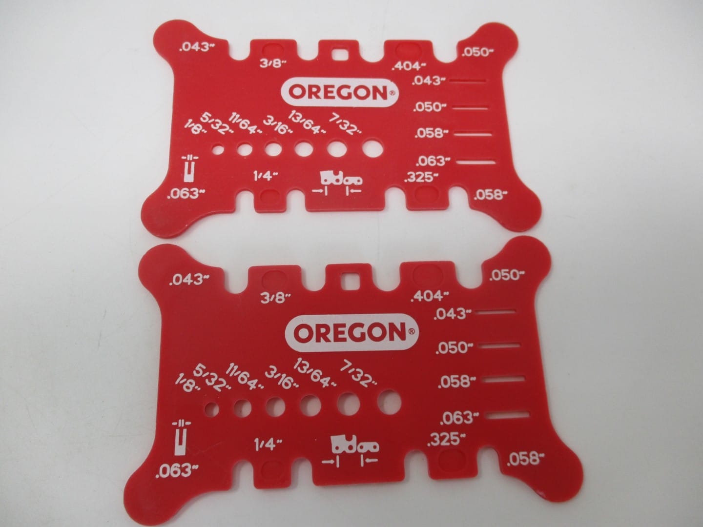 2 Oregon 556418 Chainsaw Gauge Bar & Chain Measuring Tool Chain Saw Tape - Image 2