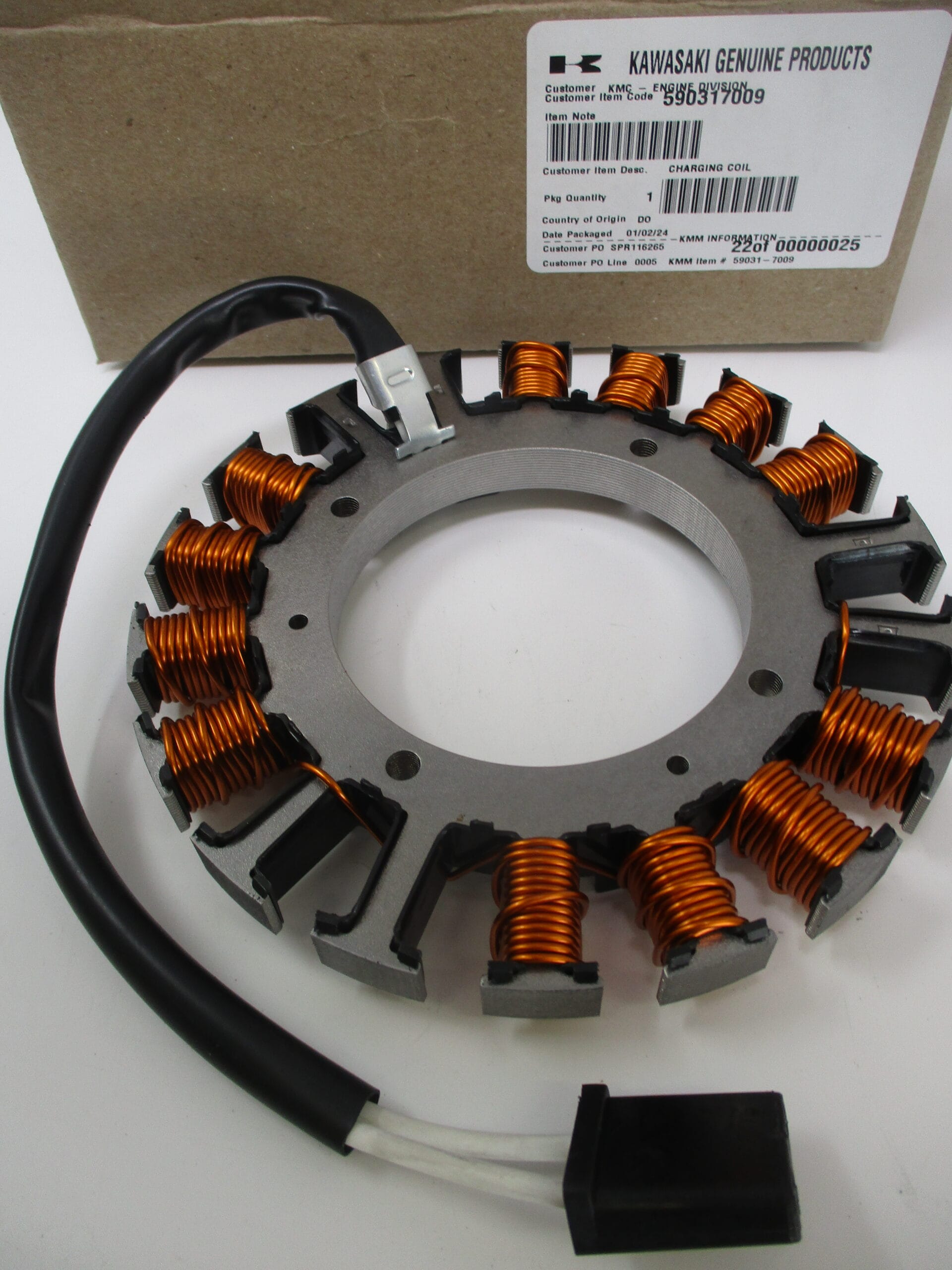 Genuine Kawasaki Charging Coil 59031-7009 59031-7001 59031-7014 FH721V FH770D