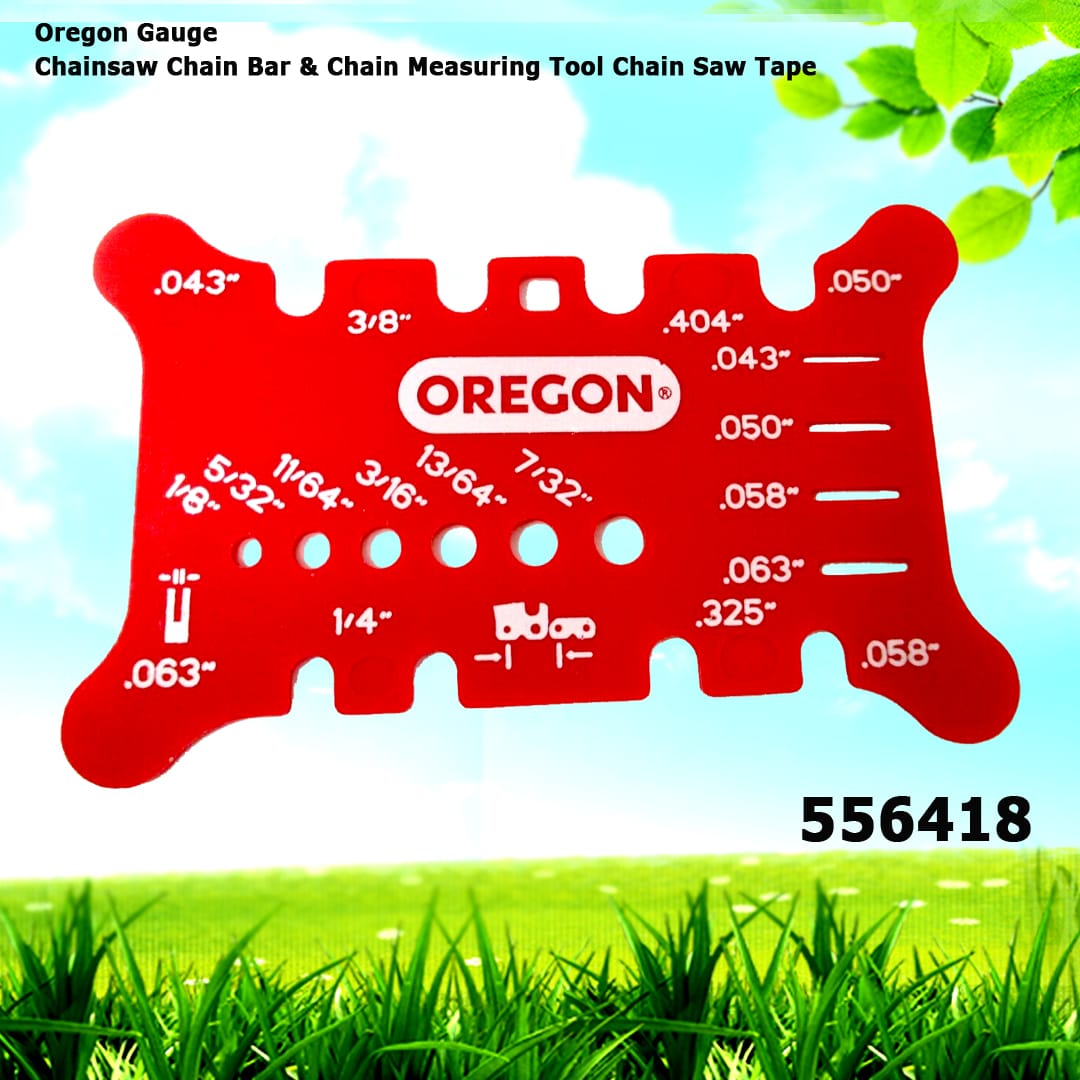 Oregon 556418 Gauge Chainsaw Chain Bar & Chain Measuring Tool Chain Saw Tape