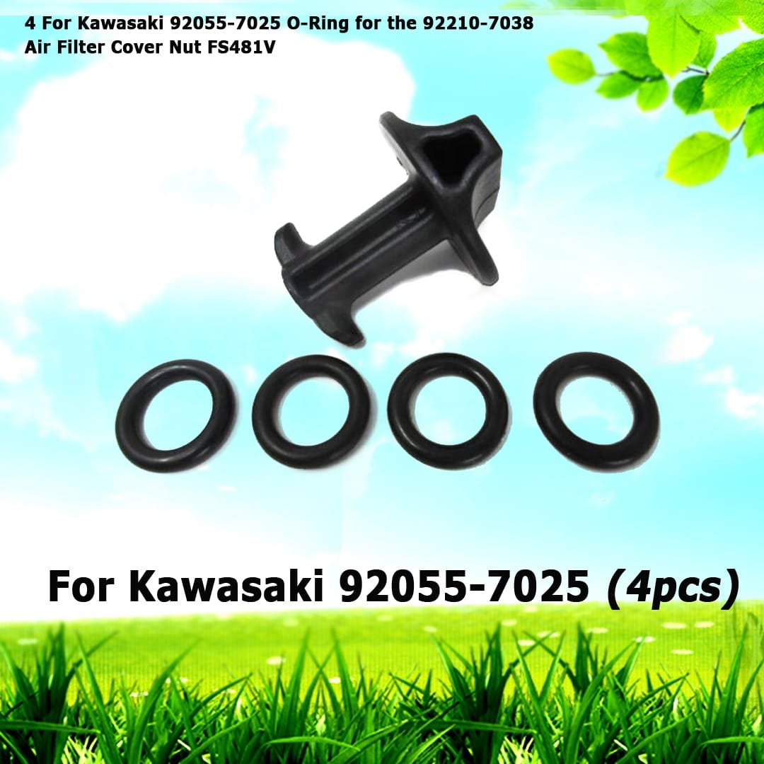 4 For Kawasaki 92055-7025 O-Ring for the 92210-7038 Air Filter Cover Nut FS481V
