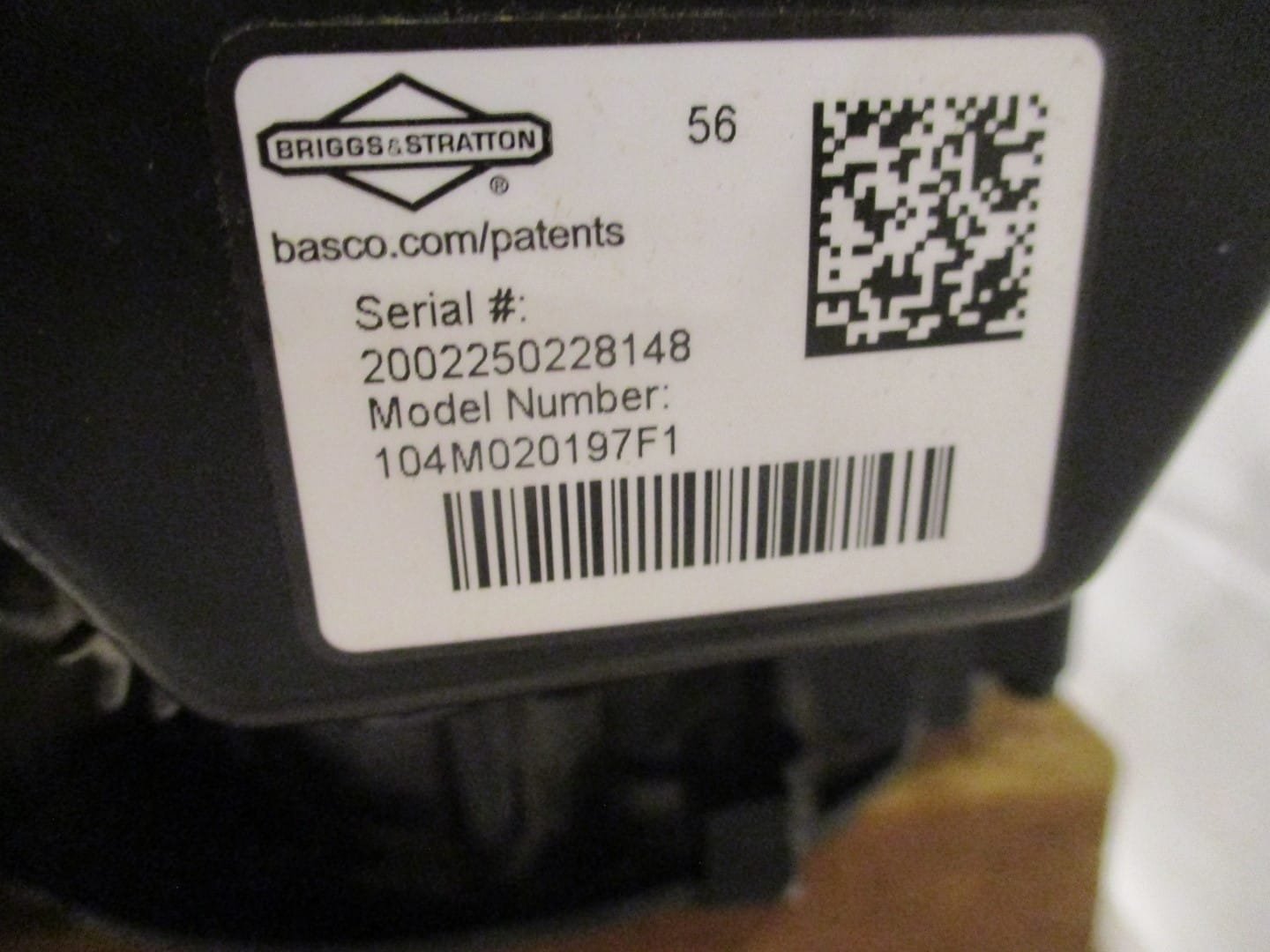 Genuine Briggs & Stratton 104M02-0197-F1 725EXi  7/8” X 3-5/32” Toro Lawnmower - Image 4