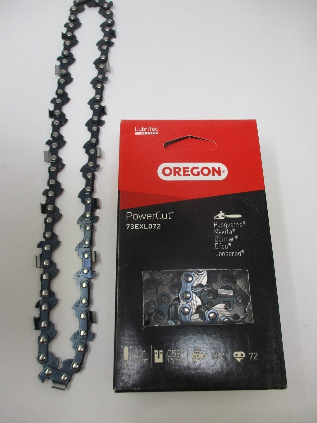 Genuine Oregon 73EXL072G PowerCut Saw Chain 20" Bar 72 Drive Links, 3/8" x .058" Replaces Husqvarna 581626972, C85-72 & Stihl 35RS72E, 3622 005 0072 - Image 2